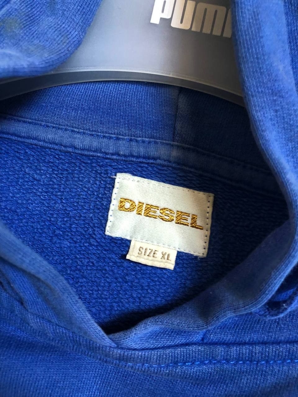Diesel Vintage Diesel Big Double logo Y2K Hoodie Size US XL / EU 56 / 4 - 2 Thumbnail