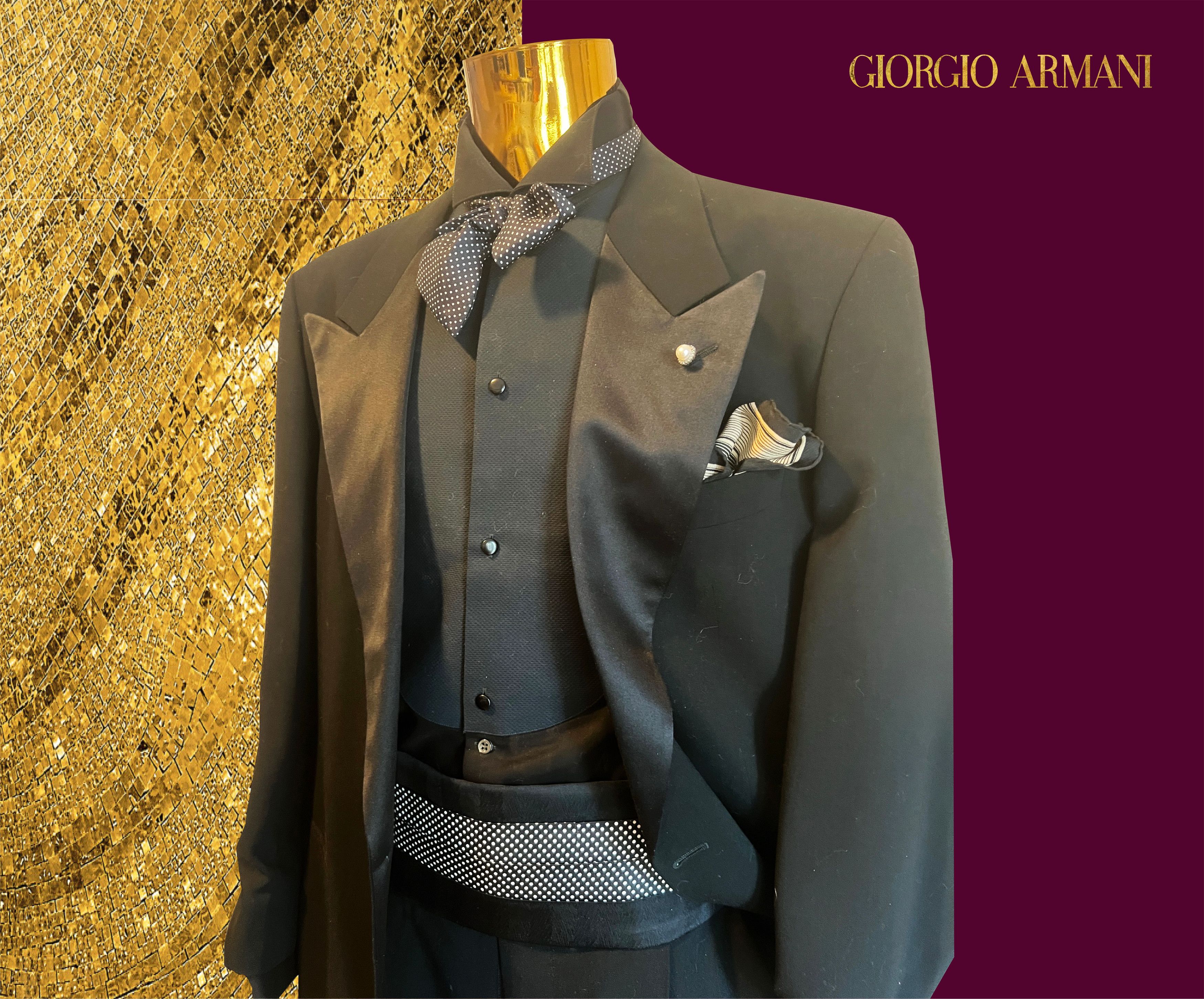 Giorgio Armani Grand Soiré Smocking by Giorgio Armani Size 54L - 6 Thumbnail