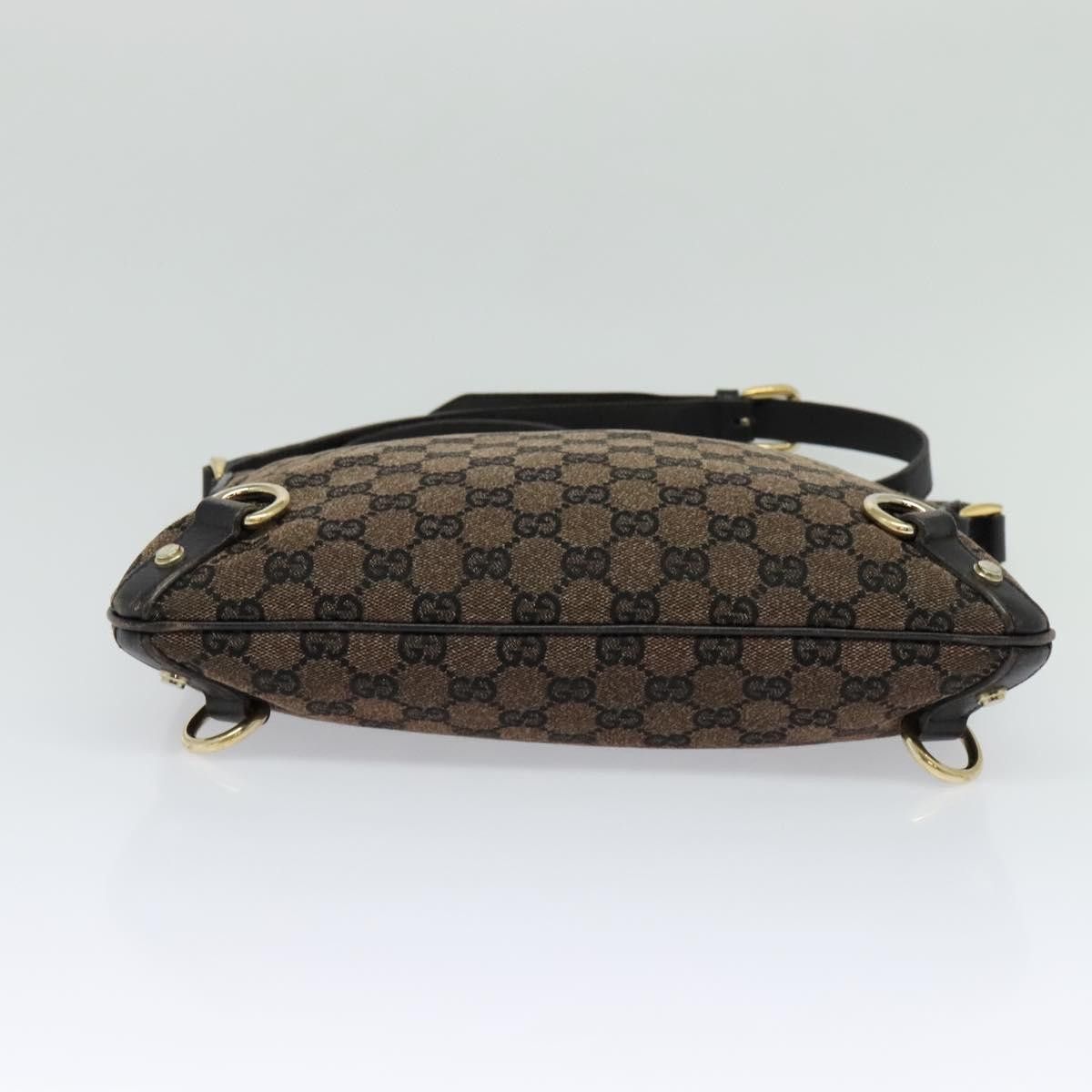 Gucci GUCCI GG Canvas Abbey Shoulder Bag Outlet Brown Gold Size ONE SIZE - 9 Thumbnail