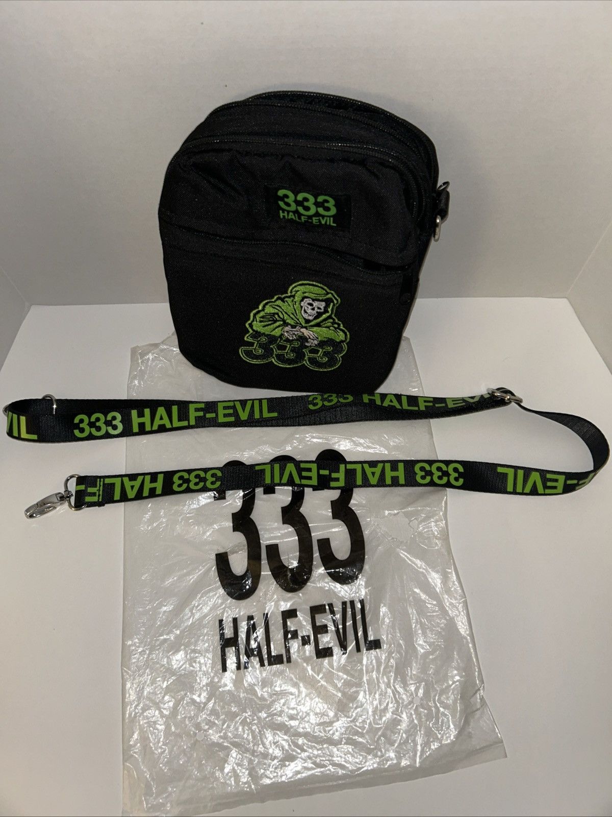 Half Evil Half Evil 333 Bag with Original Packaging Grim Reaper Logo Size ONE SIZE - 9 Thumbnail