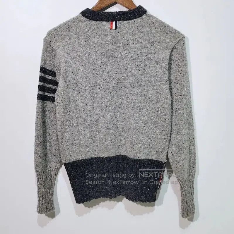 Thom Browne Thom Browne Dark Gray Wool Sweater for Women . Size M / US 6-8 / IT 42-44 - 2 Thumbnail