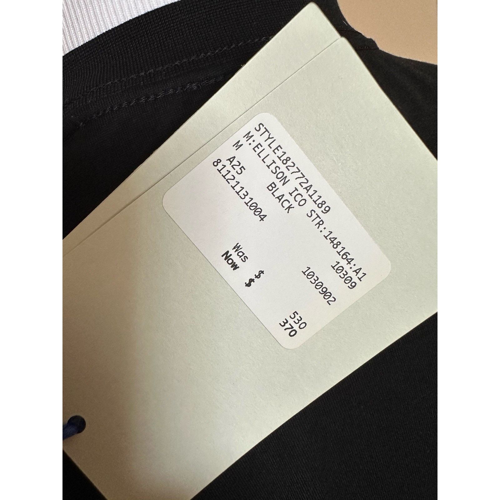Burberry Burberry Ellison Pocket Black T-shirt M (Oversized) 81121131 Size US M / EU 48-50 / 2 - 10 Thumbnail