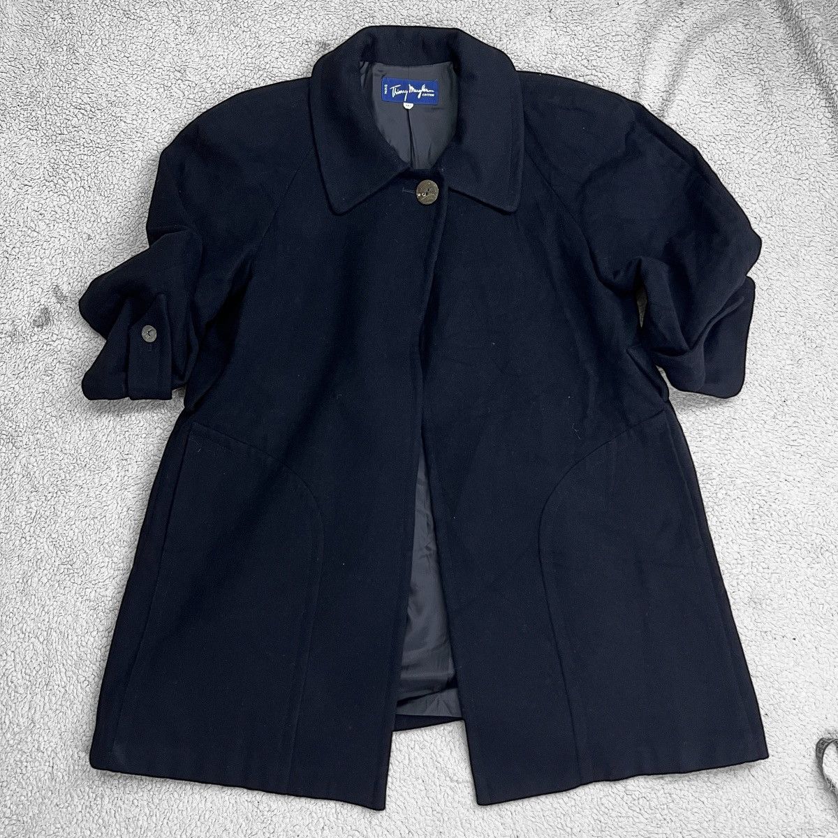Mugler 🔥 VINTAGE THIERRY MUGLER ONE BUTTON COAT Size M / US 6-8 / IT 42-44 - 5 Thumbnail