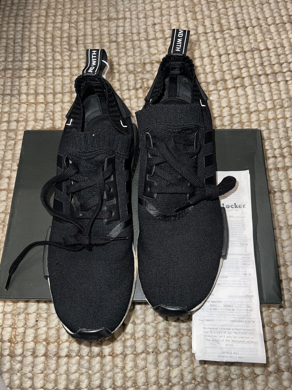 Adidas Japan Black NMD’s Size US 12 / EU 45 - 3 Thumbnail