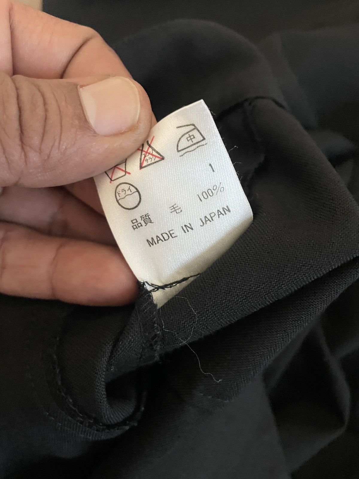 Jean Paul Gaultier Jean Paul Gaultier Black Wool Sailor Pants Wide Leg Hi Rise Size 25" / US 0 / IT 36 - 12 Thumbnail