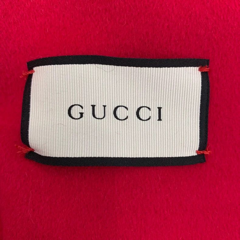Gucci GucciRed bow wool lapel single-breasted coat 2503-Nextarrow Size XS / US 0-2 / IT 36-38 - 6 Thumbnail