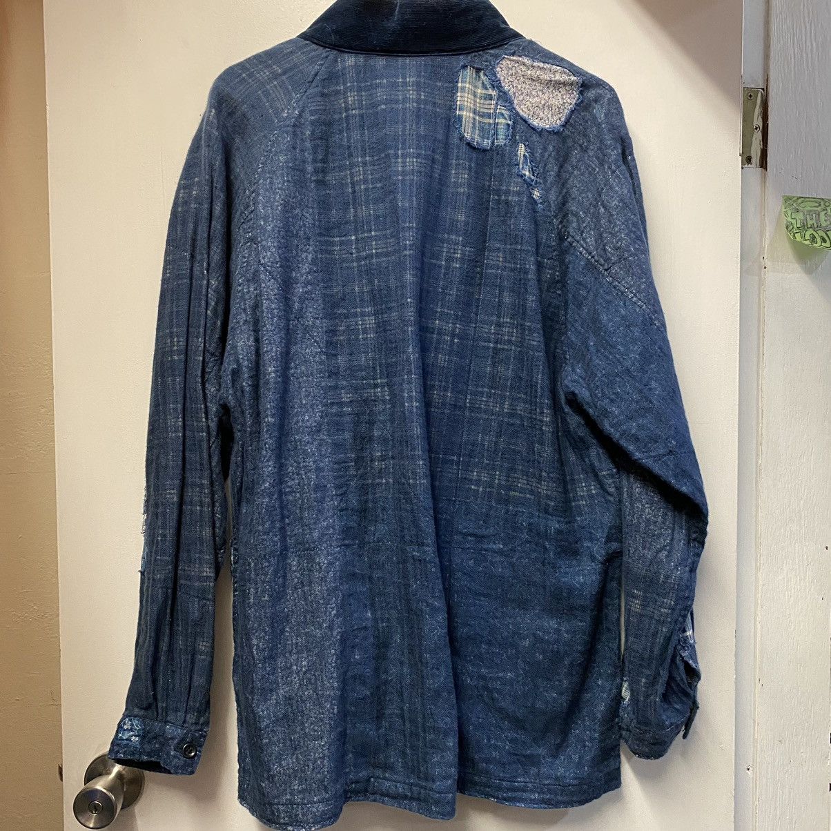 Kapital Kapital Patchwork Nora-Dot Tiger Juddbhan Indigo Shirt Size US L / EU 52-54 / 3 - 2 Thumbnail