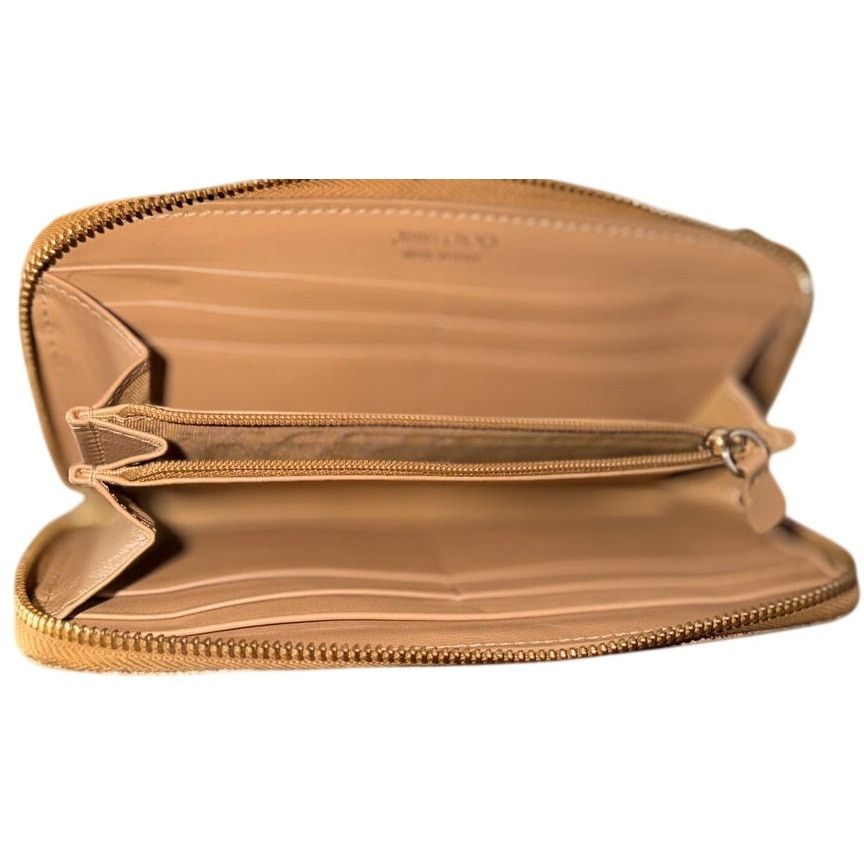 Jimmy Choo Jimmy Choo Filipa Stars Studded Gold Metallic Leather Wallet Size ONE SIZE - 3 Thumbnail