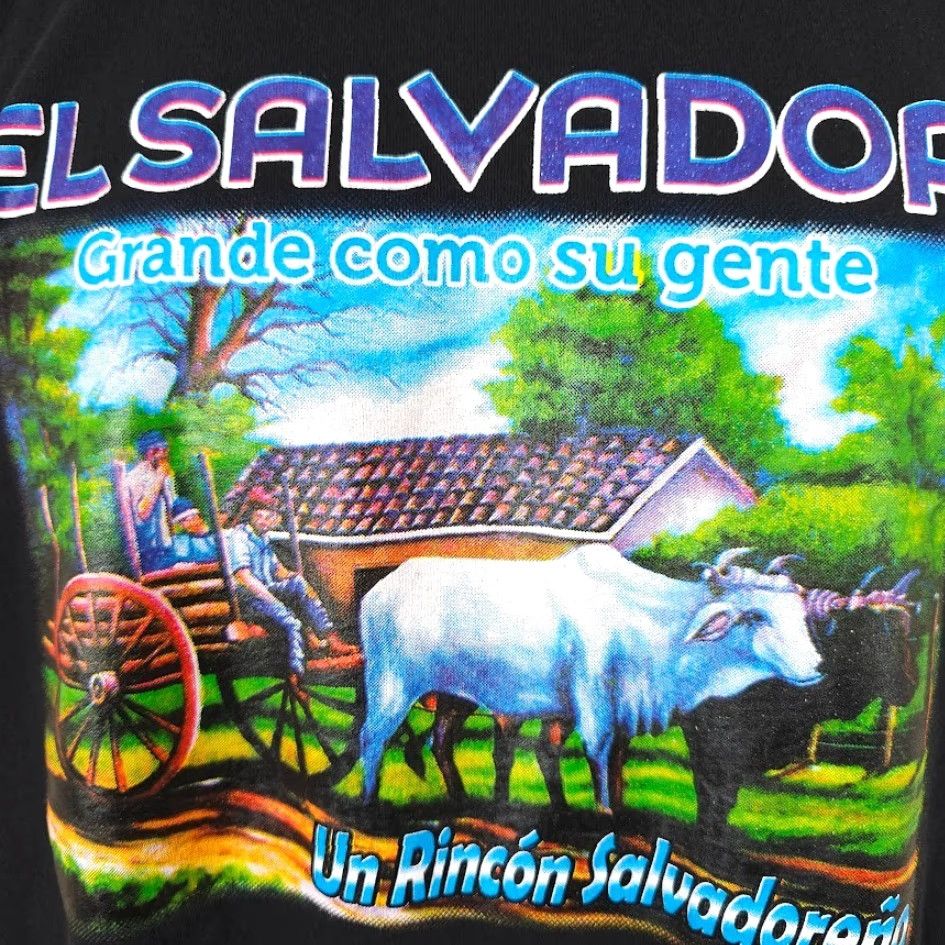 Vintage El Salvador T Shirt Mens Size Medium Black Destination Tee Grande Como Su Gente Va-Nao Shirt Mens Black Destination Tee Size US M / EU 48-50 / 2 - 3 Thumbnail