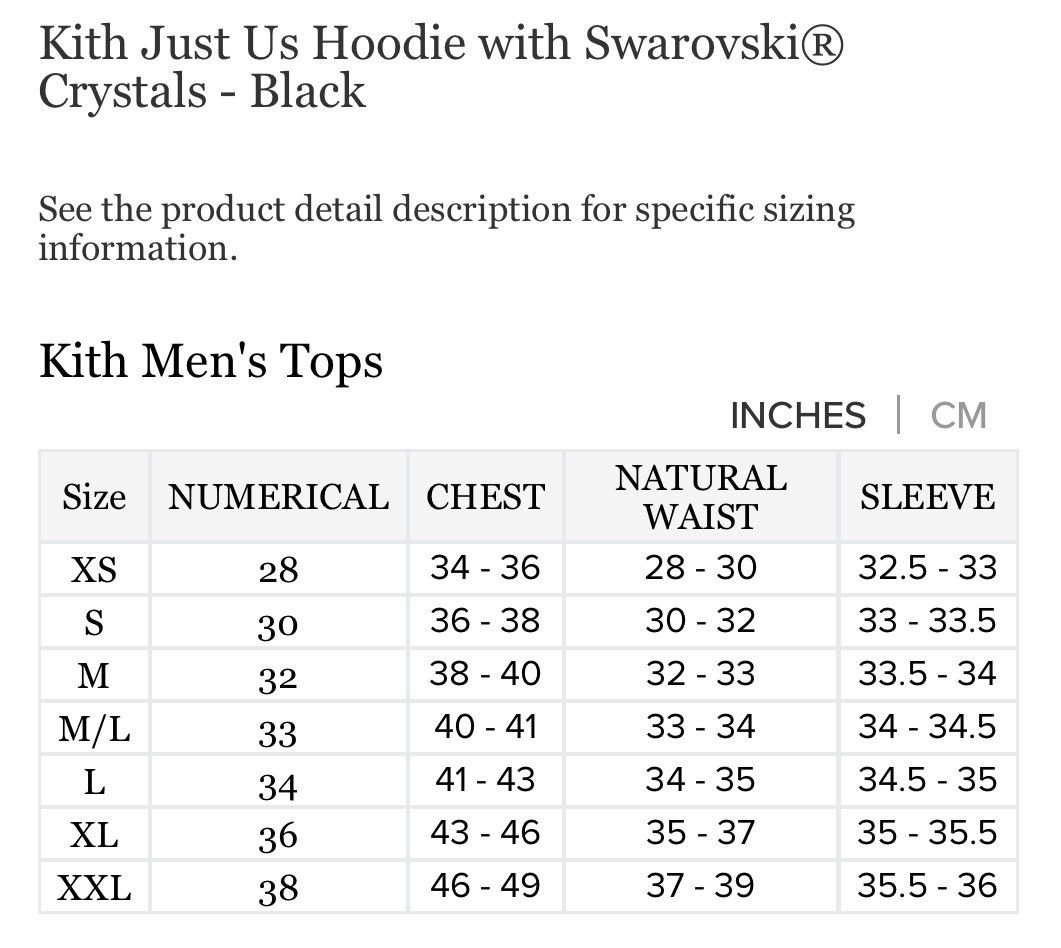 Kith × Swarovski Kith Swarovski Just Us Hoodie - Size M - Black NEW Size US M / EU 48-50 / 2 - 5 Thumbnail
