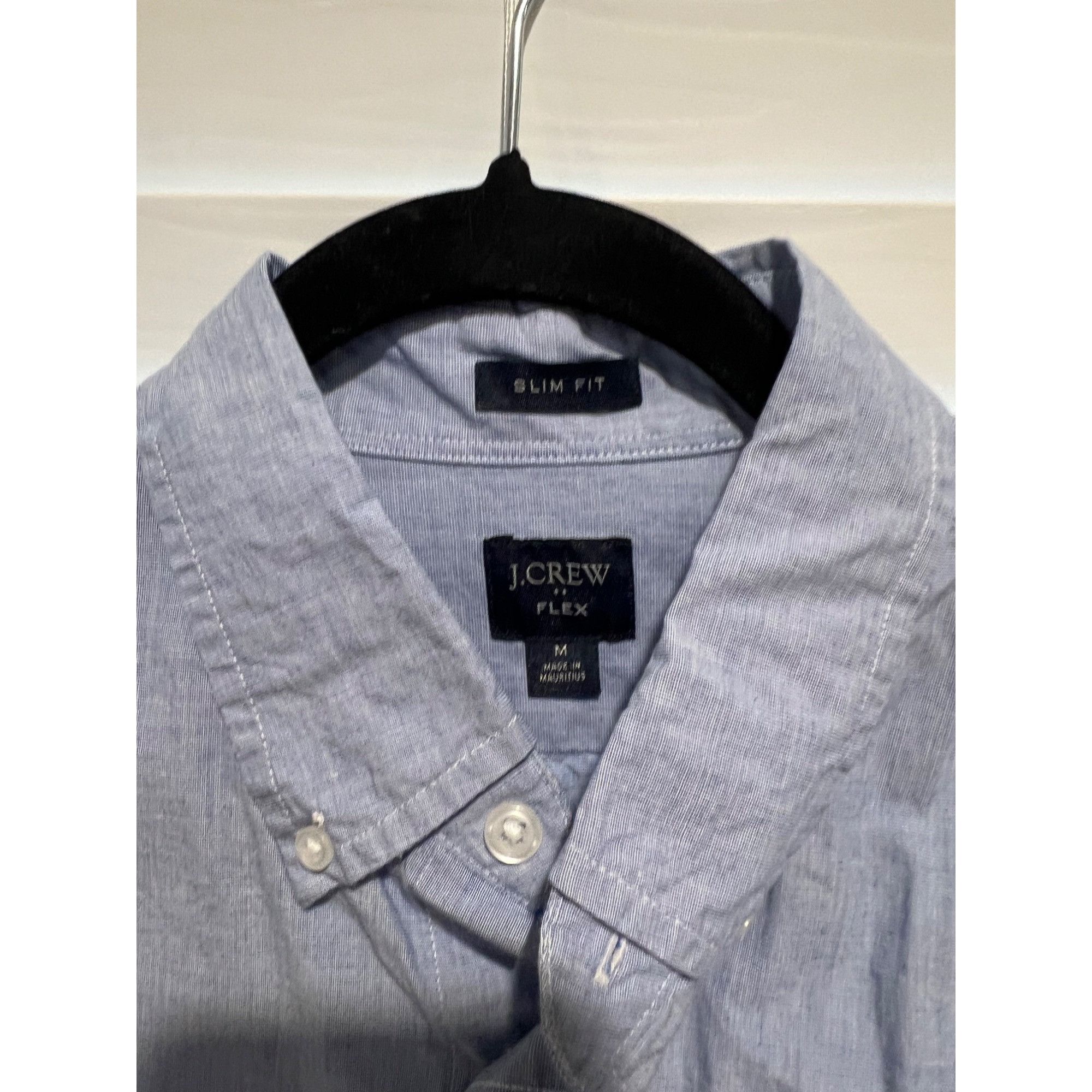 J.Crew J Crew Flex Slim Fit Long Sleeve Button Up Shirt - Size M Size US M / EU 48-50 / 2 - 2 Thumbnail