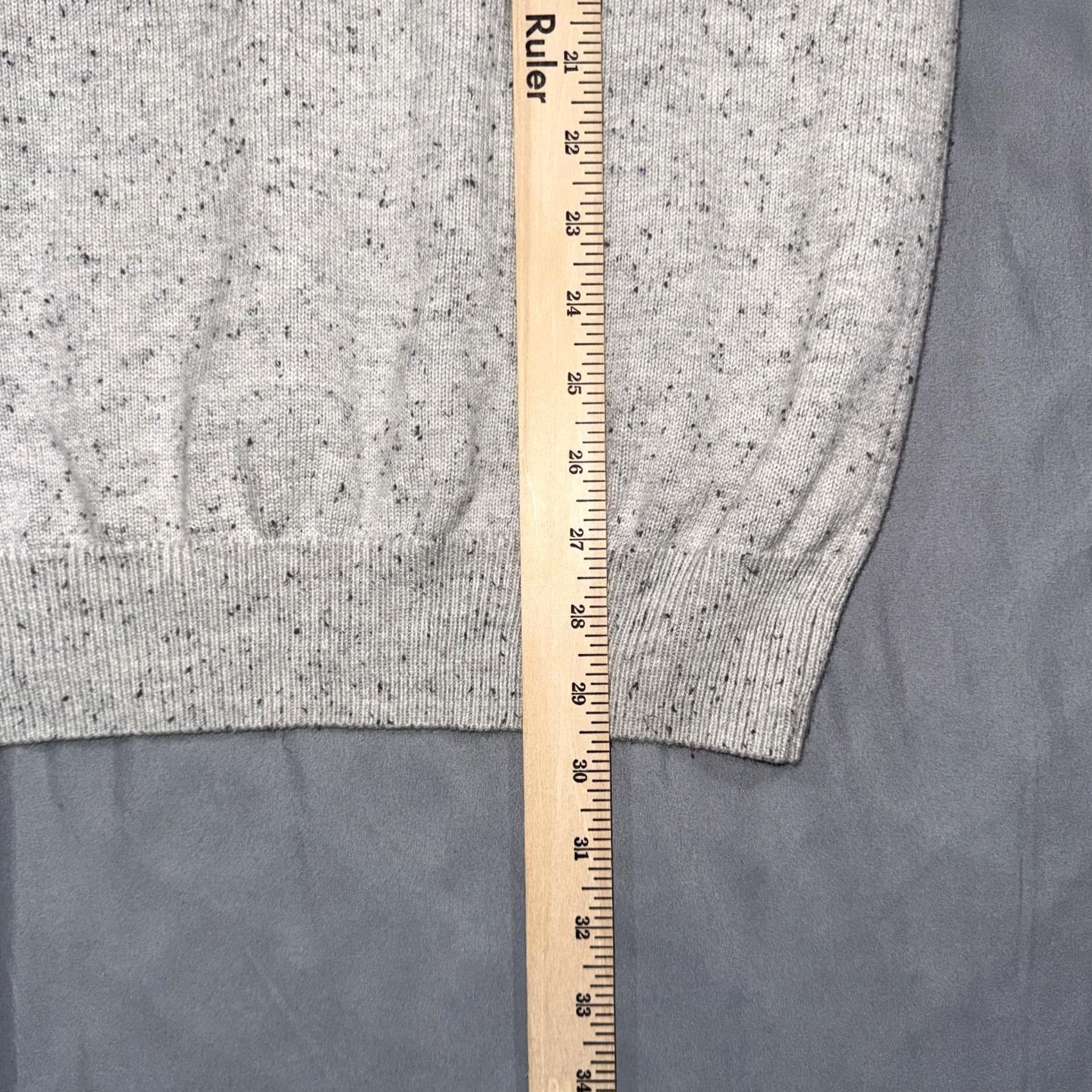J.Lindeberg J.Lindeberg Sweater Mens 2XL Gray Knit Pullover Crewneck Regular Fit Long Sleeve Size US XXL / EU 58 / 5 - 8 Thumbnail