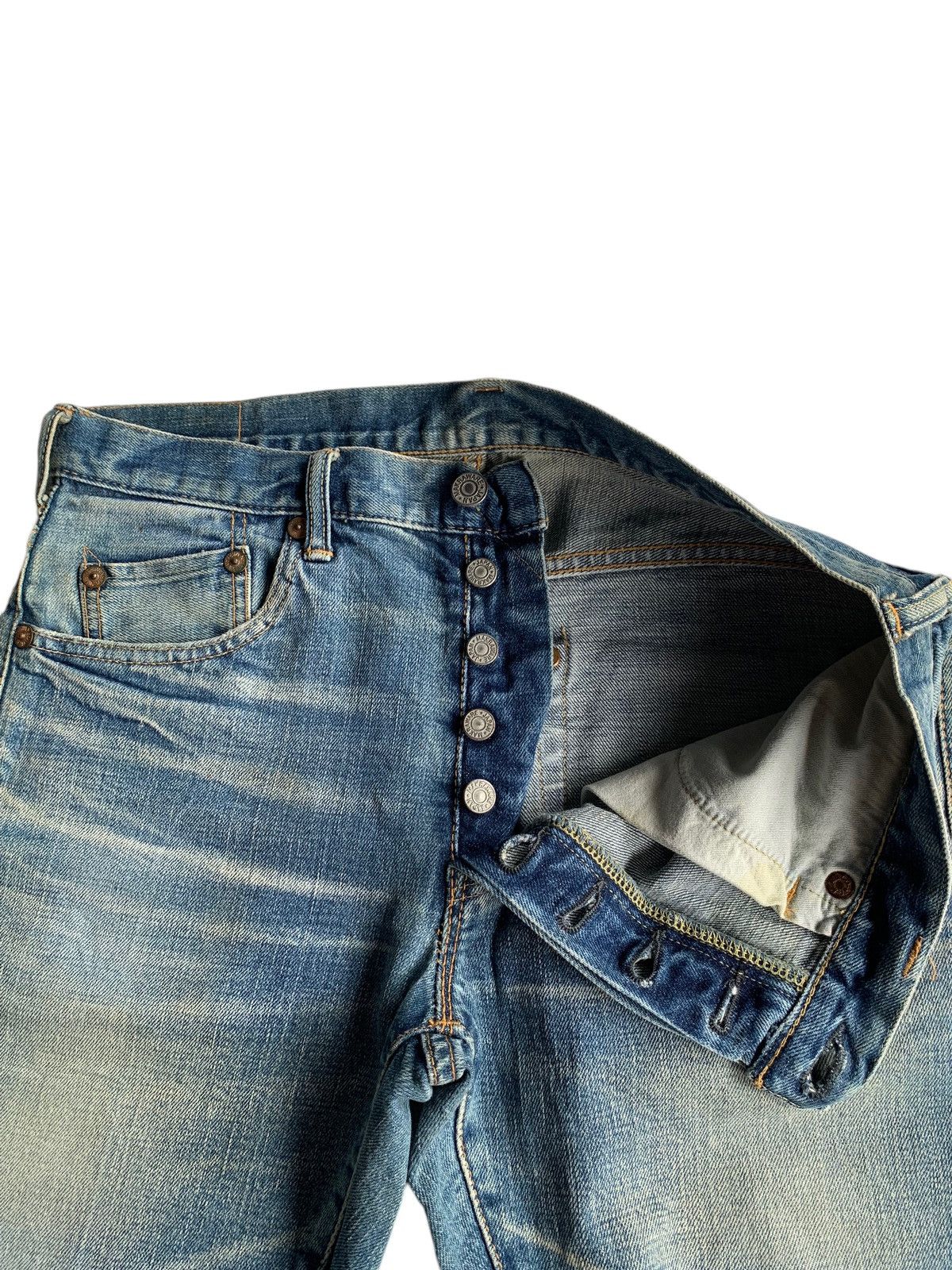 If Six Was Nine × Jean × Markaware MARKAWARE JAPANESE PUNK STYLE SELVEDGE DISTRESSED DENIM☠️☠️ Size US 30 / EU 46 - 10 Thumbnail