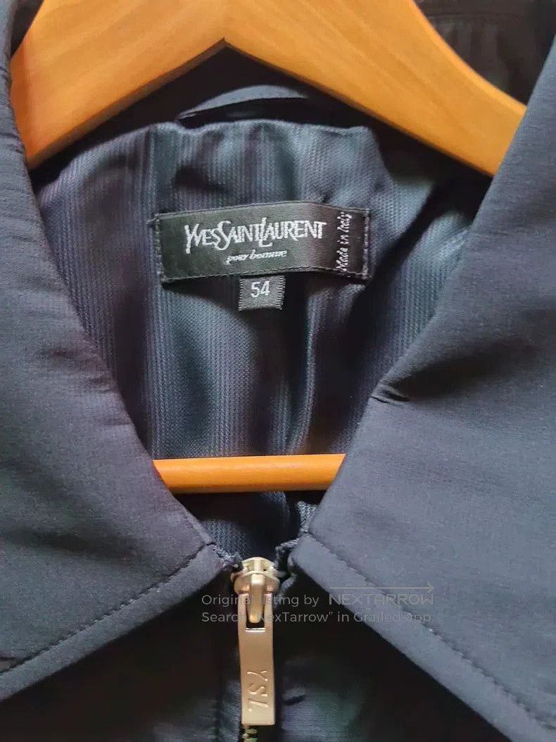 Saint Laurent Paris YSL Black Zip Jacket with Logo. Size US M / EU 48-50 / 2 - 2 Thumbnail