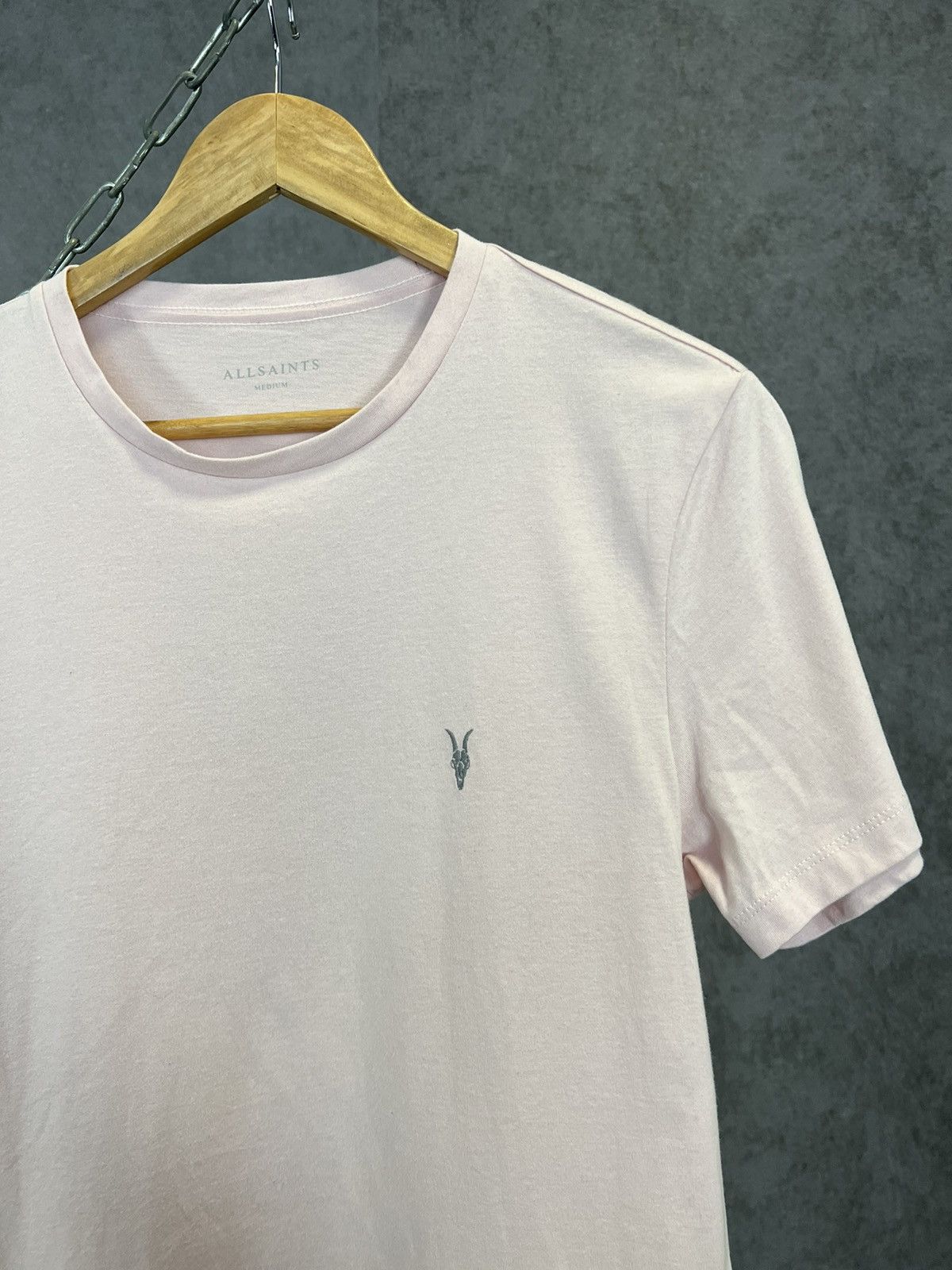 Allsaints Allsaints logo pink tee Size US M / EU 48-50 / 2 - 2 Thumbnail