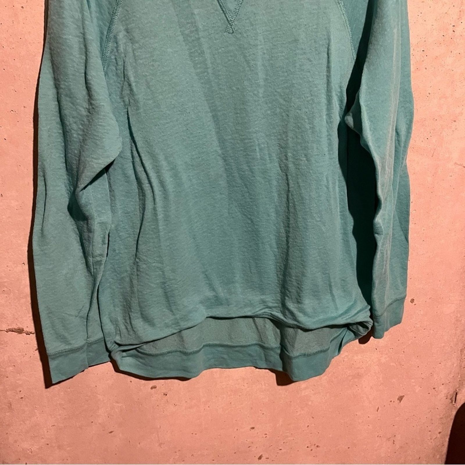 Other Caslon Scoop Neck Long Sleeve M Blue Lightweight Sweater Size M / US 6-8 / IT 42-44 - 3 Thumbnail