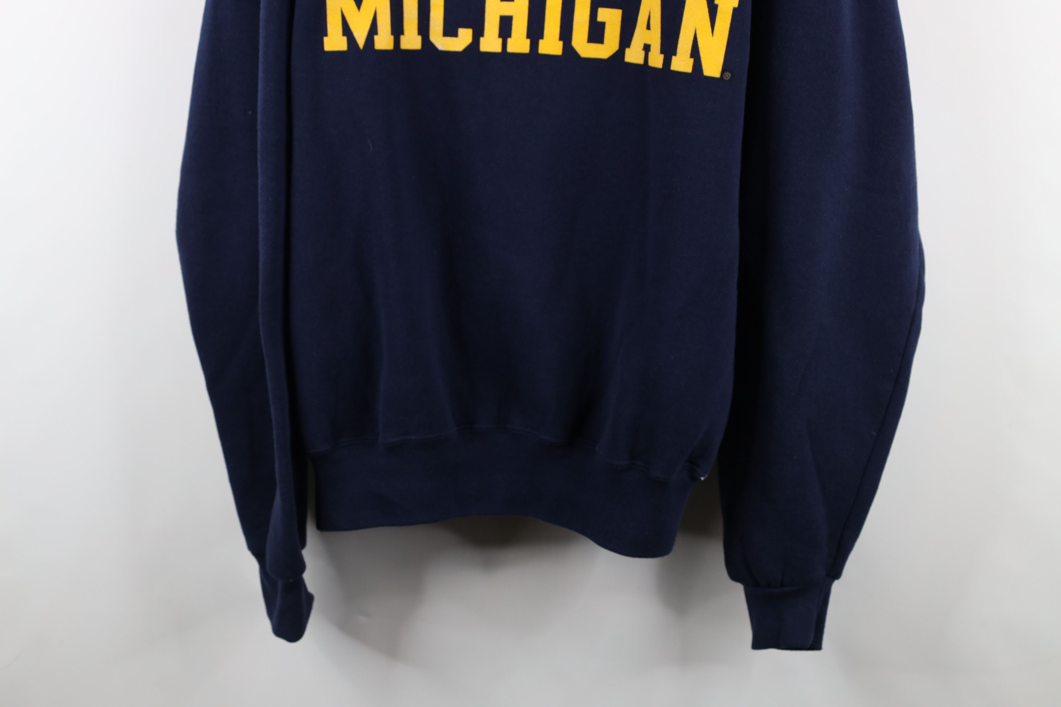 Vintage Vintage 90s Spell University of Michigan Crewneck Sweatshirt Size US XXL / EU 58 / 5 - 3 Thumbnail