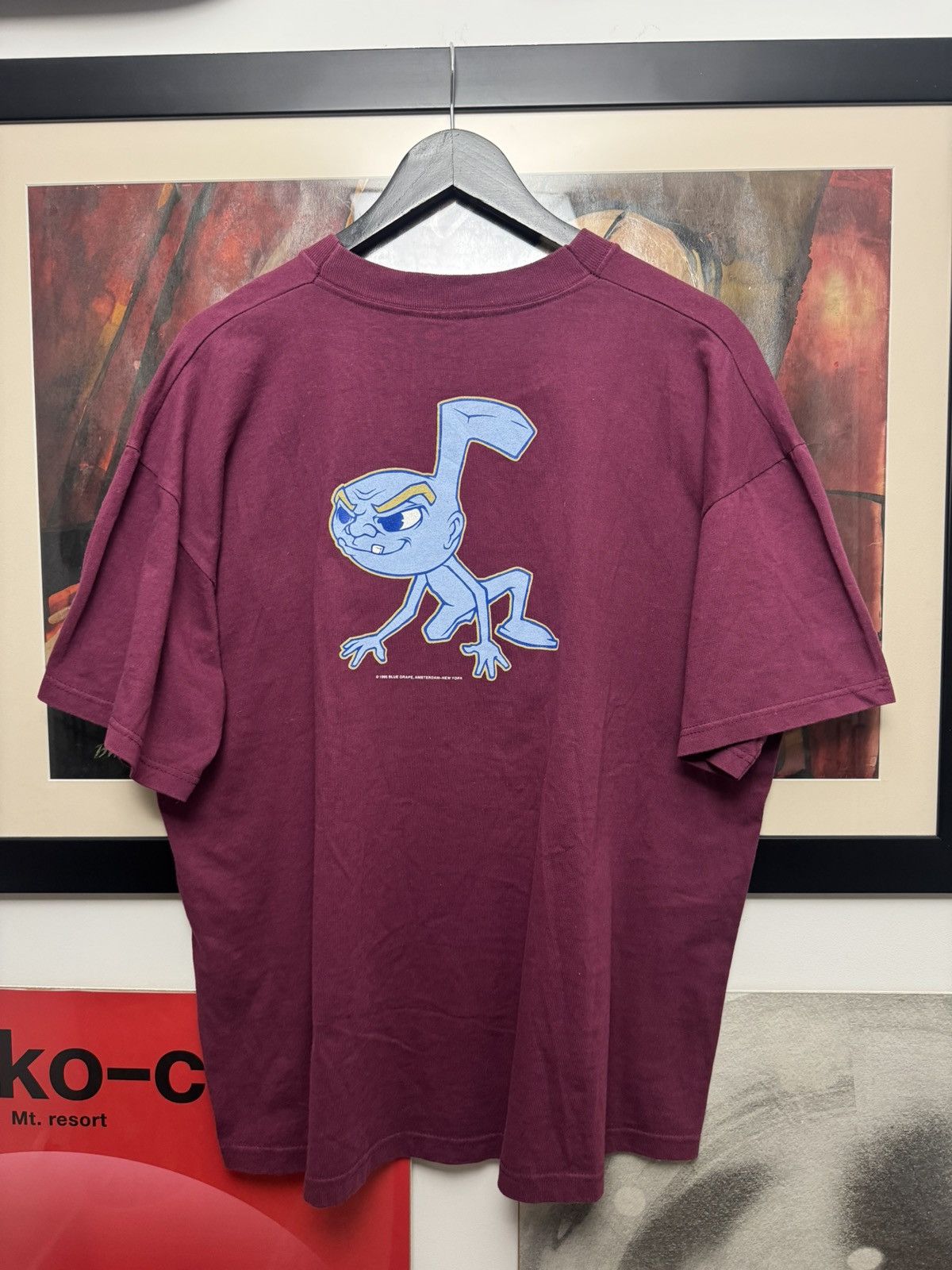 Band Tees Dog Eat Dog Vintage 90s Og Band Tee Hardcore Rap Blue Grape Size US XL / EU 56 / 4 - 2 Thumbnail