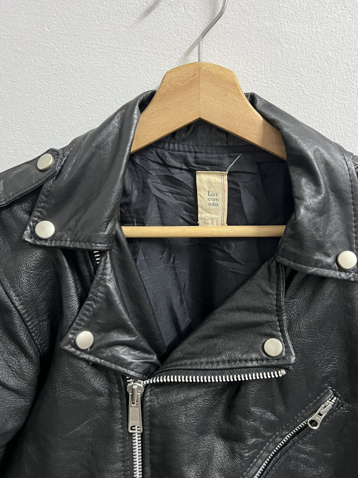 Vintage Luz com odo leather jacket punk rock rare Size US M / EU 48-50 / 2 - 2 Thumbnail