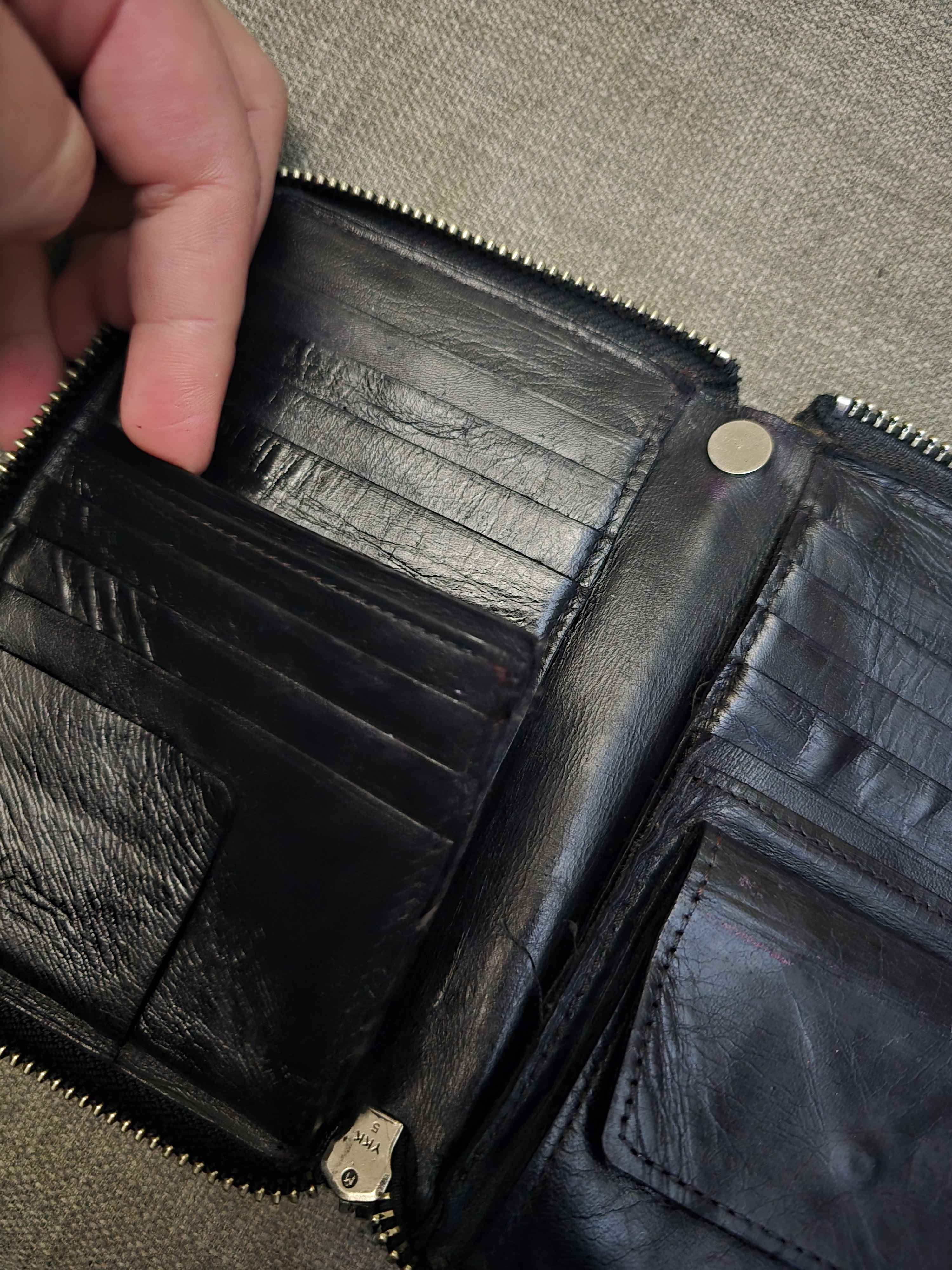 Yohji Yamamoto Yohji Yamamoto Zip leather wallet clutch Size ONE SIZE - 7 Thumbnail