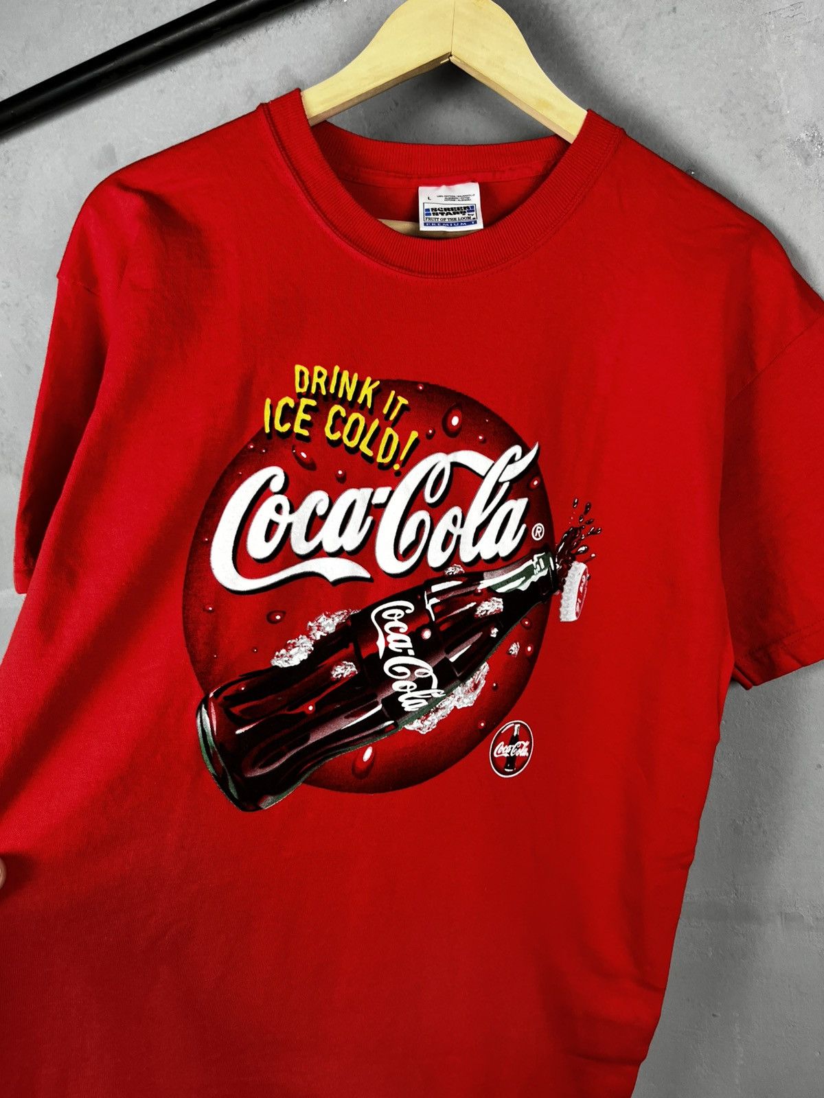 Other 90s Vintage Red Coca Cola T-shirt Size US L / EU 52-54 / 3 - 4 Thumbnail