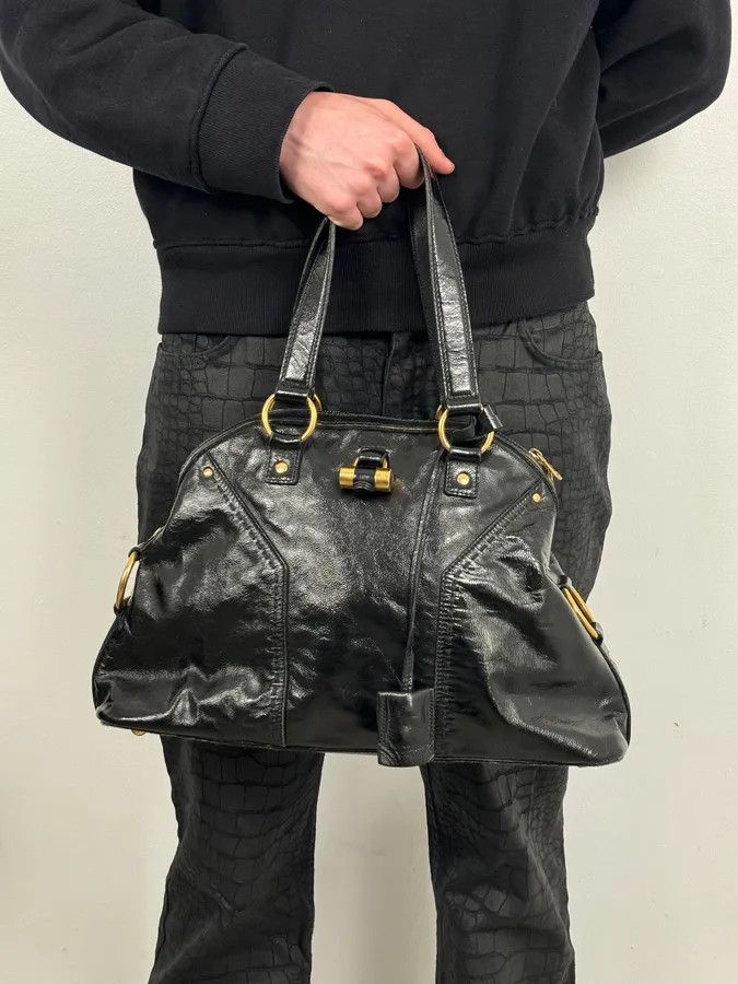 Yves Saint Laurent FW2010 Yves Saint Laurent Black Leather Muse Tote Bag Large Size ONE SIZE - 2 Thumbnail