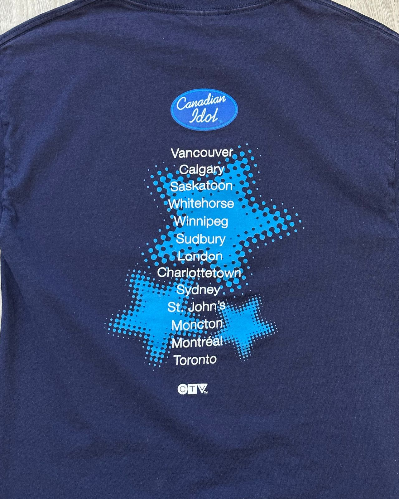Vintage Rare Vintage 2005 Canadian Idol Tour T-Shirt - Size Small Size US S / EU 44-46 / 1 - 3 Thumbnail