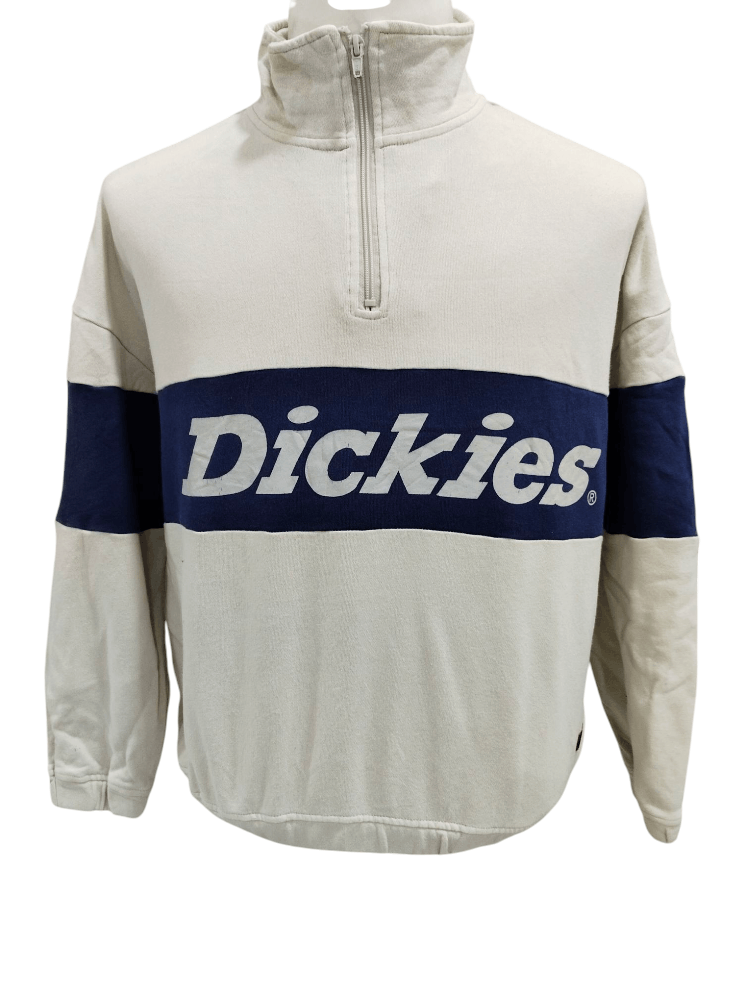 Dickies × Vintage Dickies Big Logo Half Zipper Sweatshirt Size US L / EU 52-54 / 3 - 1 Thumbnail
