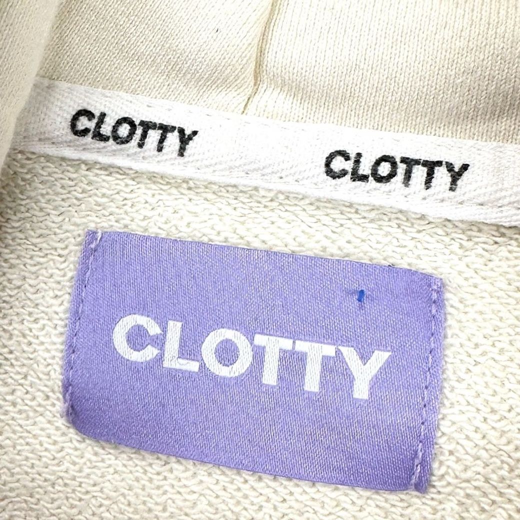 Logo 7 Clotty CC Hoodie Sweatshirt Mens Small Beige Pullover Pocket Logo Hoodie Pullover Casual Outdoor Walking Comfort Long Sleeve Size US S / EU 44-46 / 1 - 5 Thumbnail