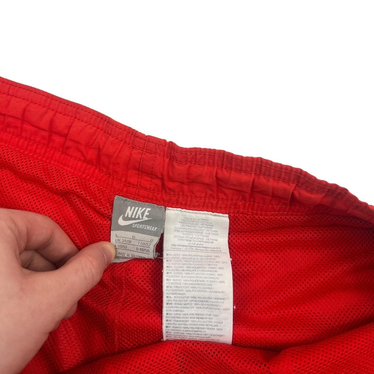 Nike Vintage 2000s Red Nike LTD Shorts - Large Size US 40 / EU 56 - 7 Thumbnail