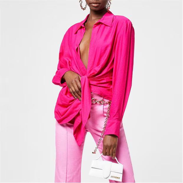 Jacquemus o1g2r1mq1024 Shirt in Pink Size S / US 4 / IT 40 - 6 Thumbnail