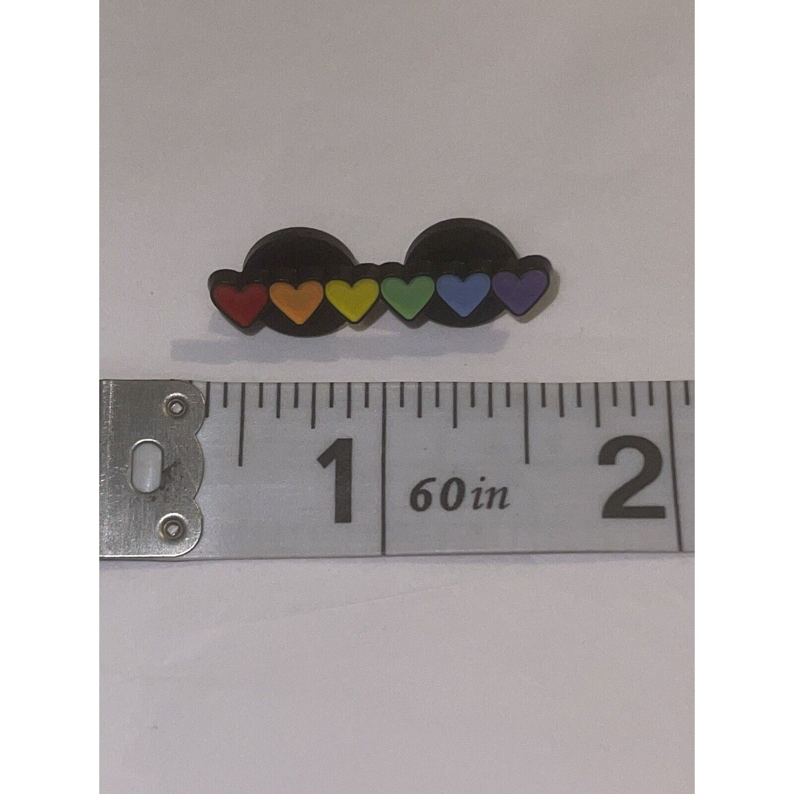 Other Rainbow Hearts Pin Brooch Size ONE SIZE - 1 Thumbnail