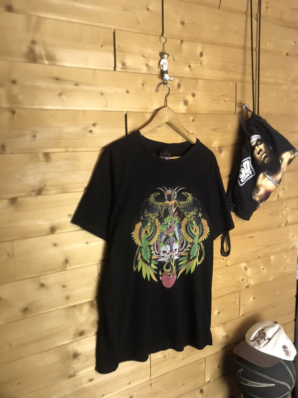 Ed Hardy made in USA graphics t-shirt