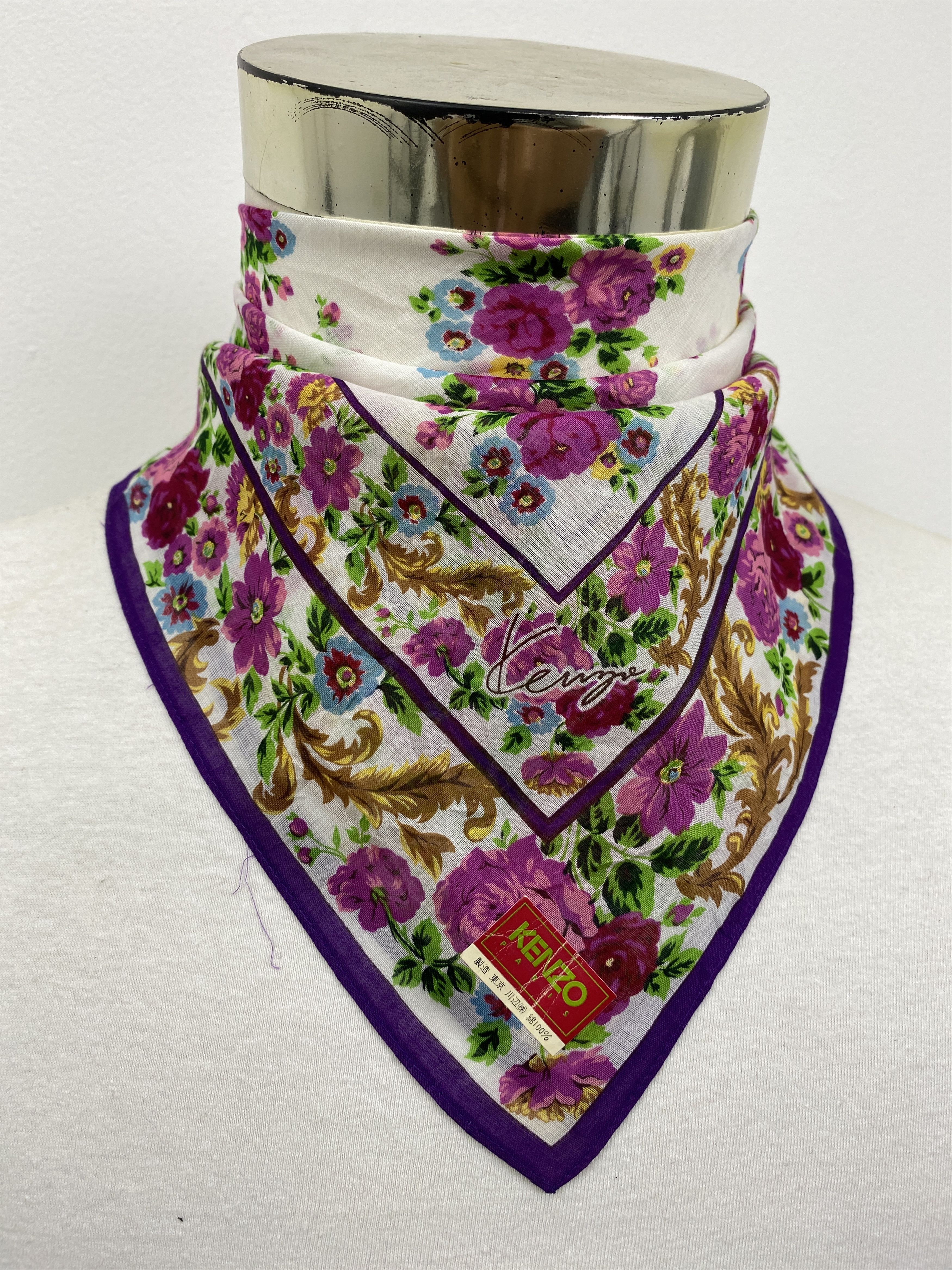 Kenzo Kenzo Handkerchief / Neckerchief / Bandana HKC0602 Size ONE SIZE - 1 Thumbnail