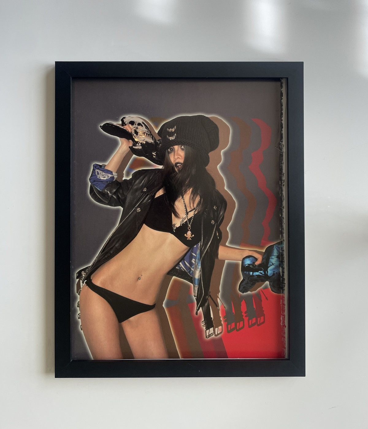 Chrome Hearts Chrome Hearts Hot girl Framed poster 11x14 Size ONE SIZE - 1 Thumbnail