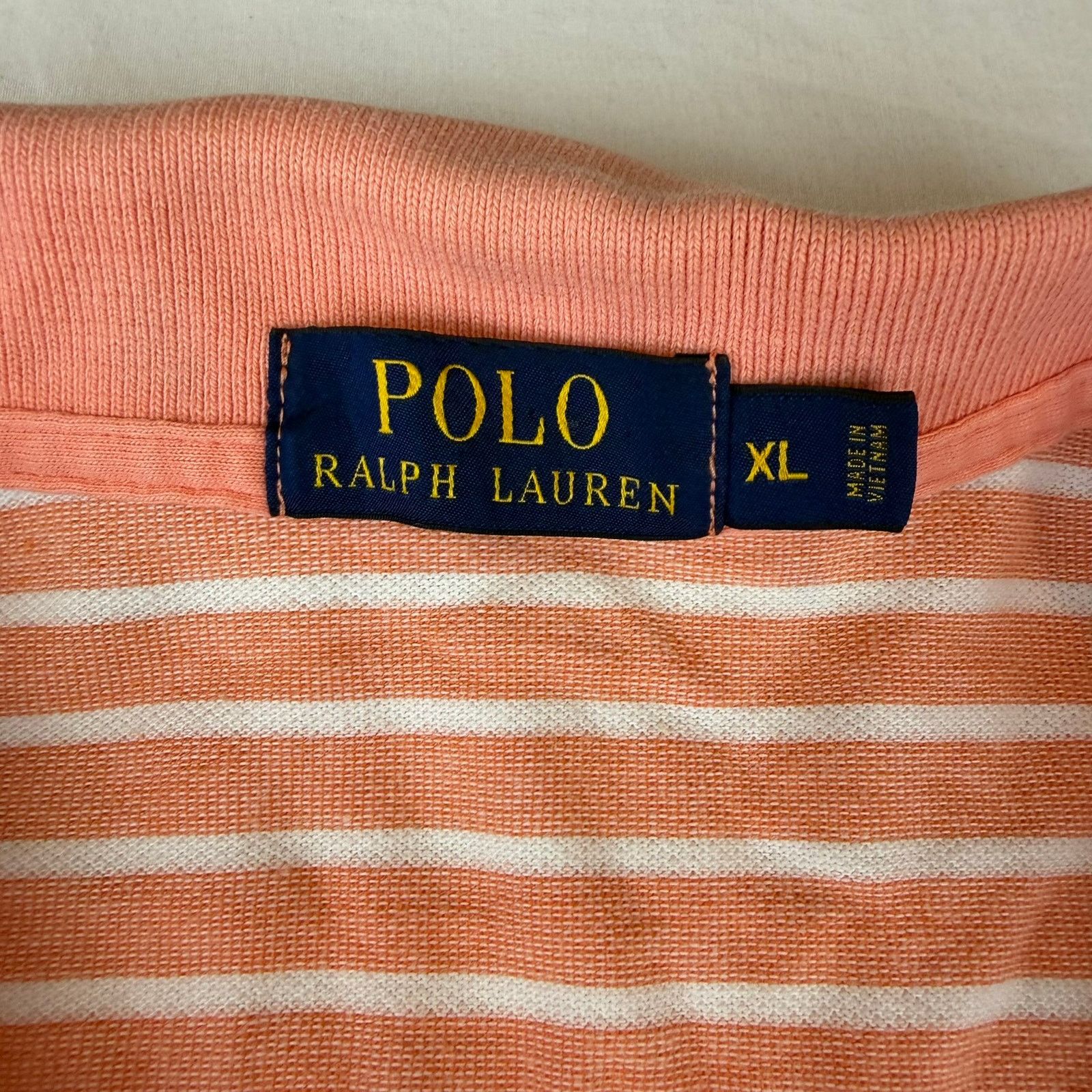 Polo Ralph Lauren Polo Ralph Lauren Striped Pique Polo Shirt XL Size US XL / EU 56 / 4 - 3 Thumbnail