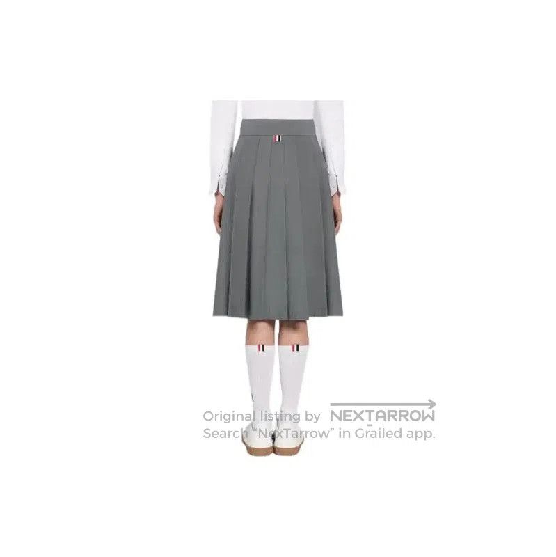 Thom Browne Thom Browne Gray Cotton Women's Skirt . Size 23" - 9 Thumbnail