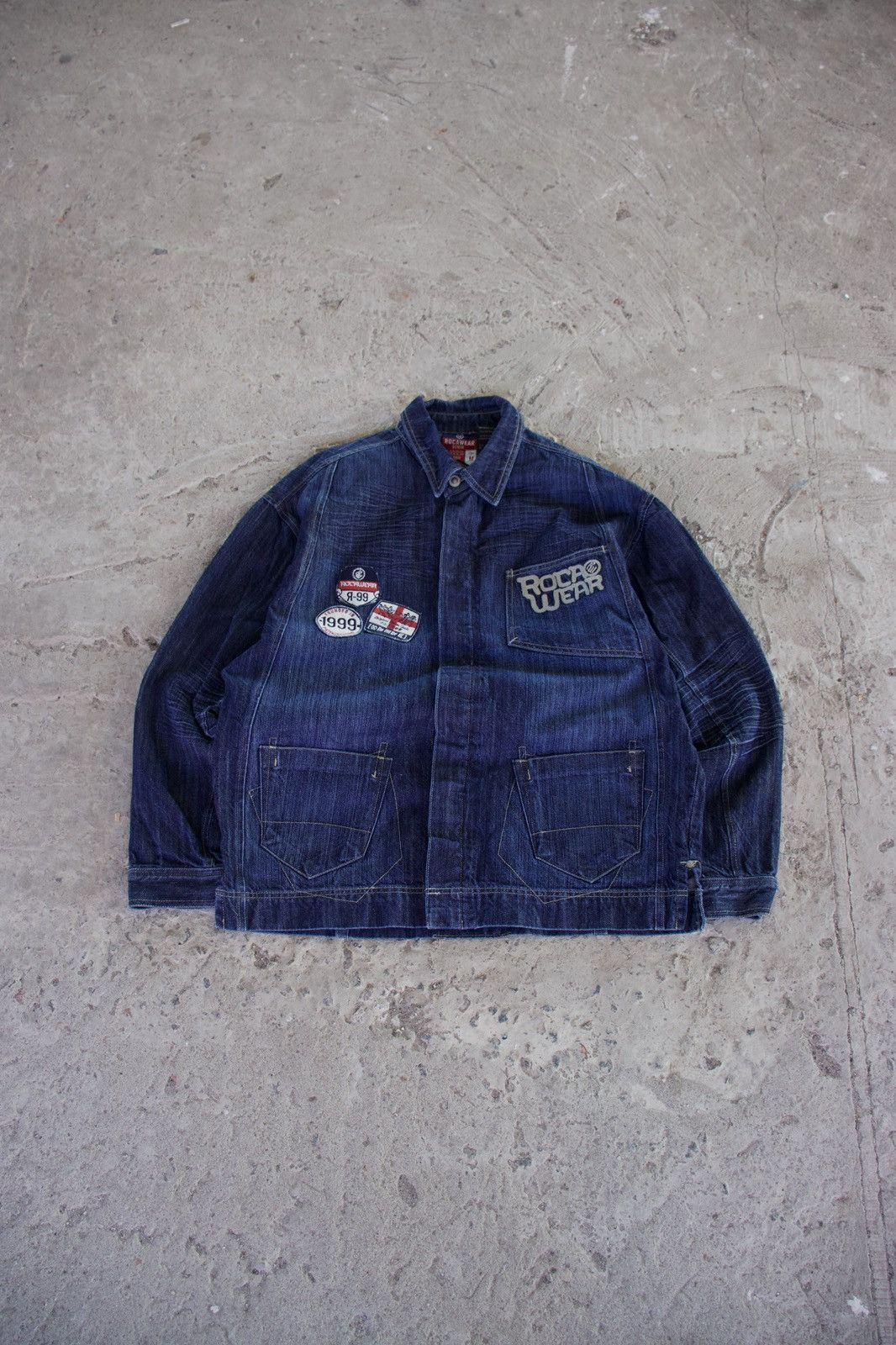 Rocawear Rocawear Est. 1999 Archive Denim Jacket Y2K Vintage Size US M / EU 48-50 / 2 - 2 Thumbnail