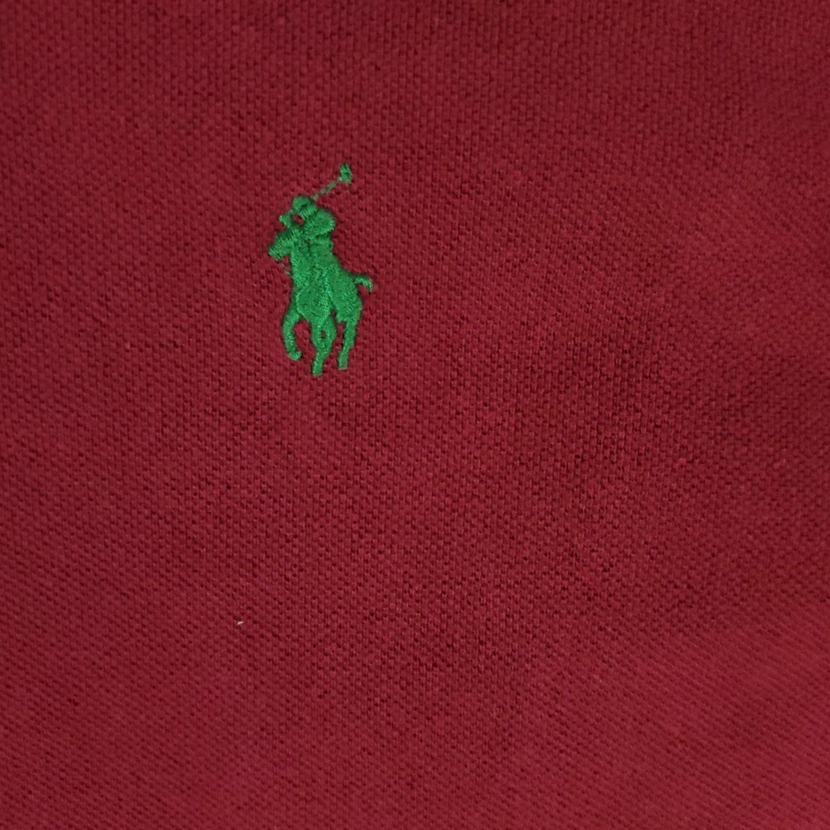 Ralph Lauren Ralph Lauren Polo Shirt Mens 2XL Burgundy Slim Fit Pony Short Sleeve FADED Size US XXL / EU 58 / 5 - 3 Thumbnail
