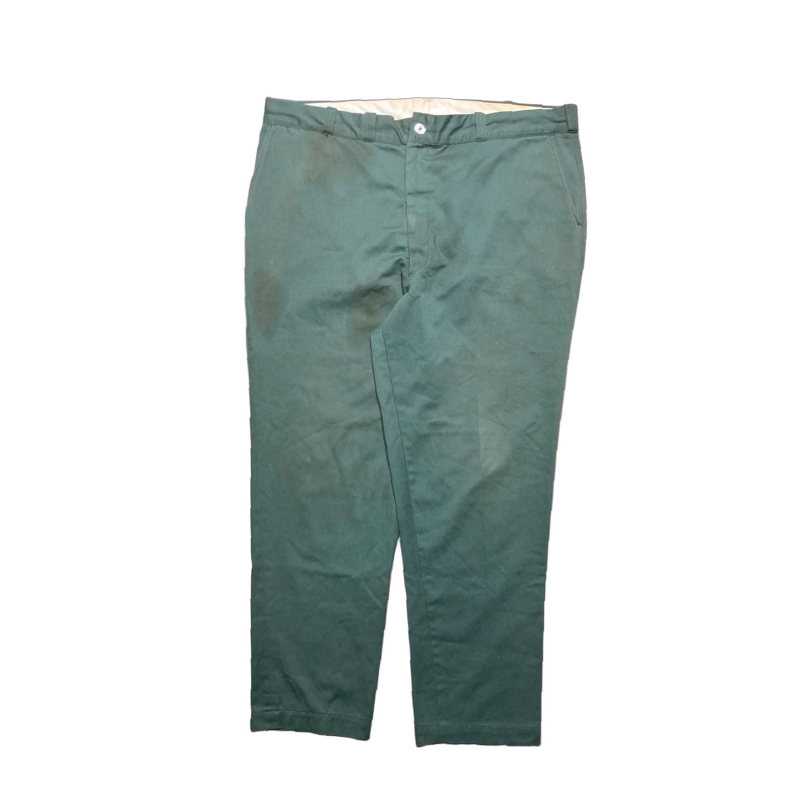 Vintage **VINTAGE 1970S BIG MAC CHINO WORK PANTS GREEN REGULAR 43X31.5** User: Vintage 1970s Big Mac Chino Work Pants Green Regular 43X31.5 Size US 43 - 1 Thumbnail