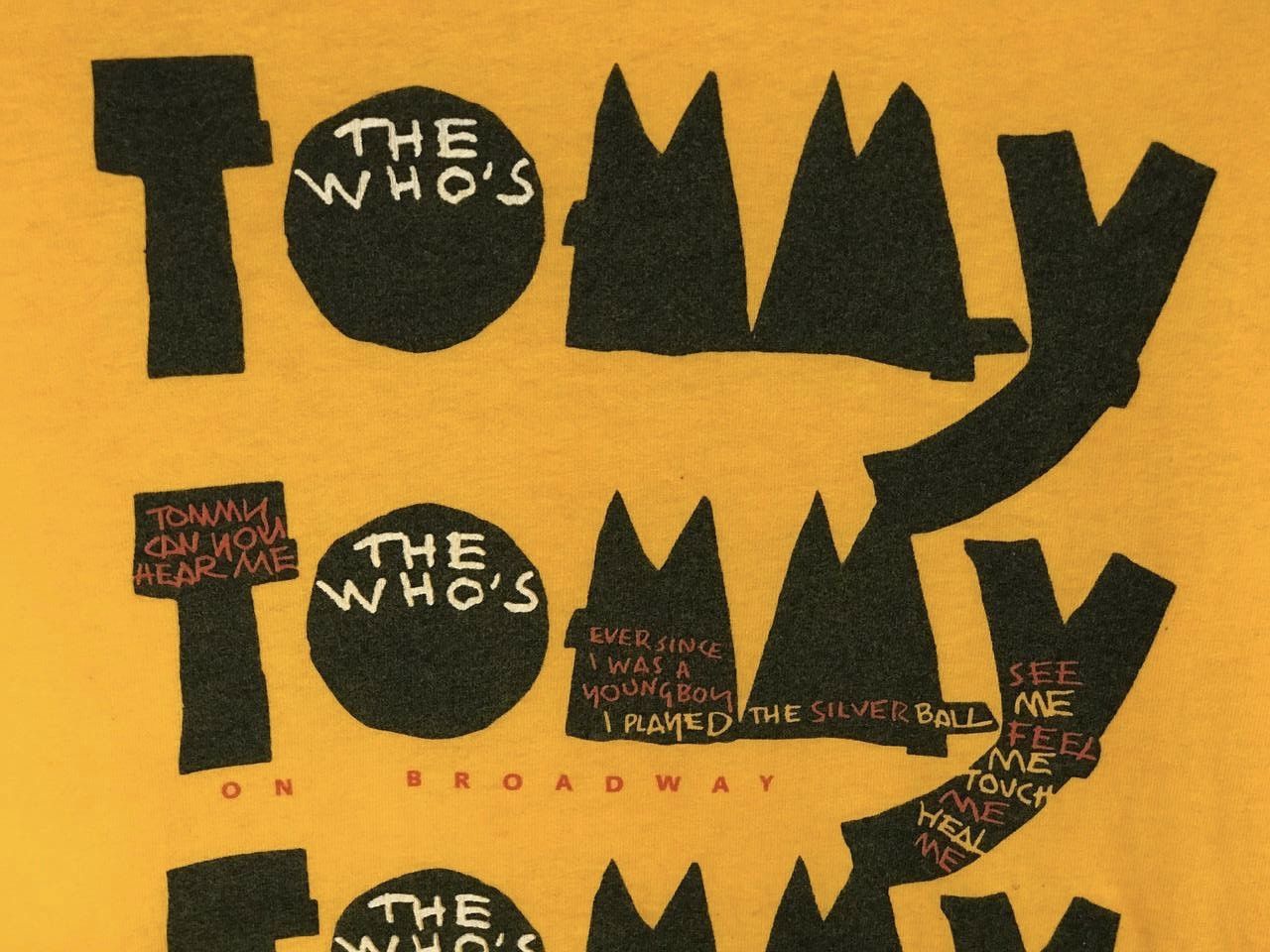 Band Tees vintage 1992 The Who tommy on broadway Size US XL / EU 56 / 4 - 4 Thumbnail