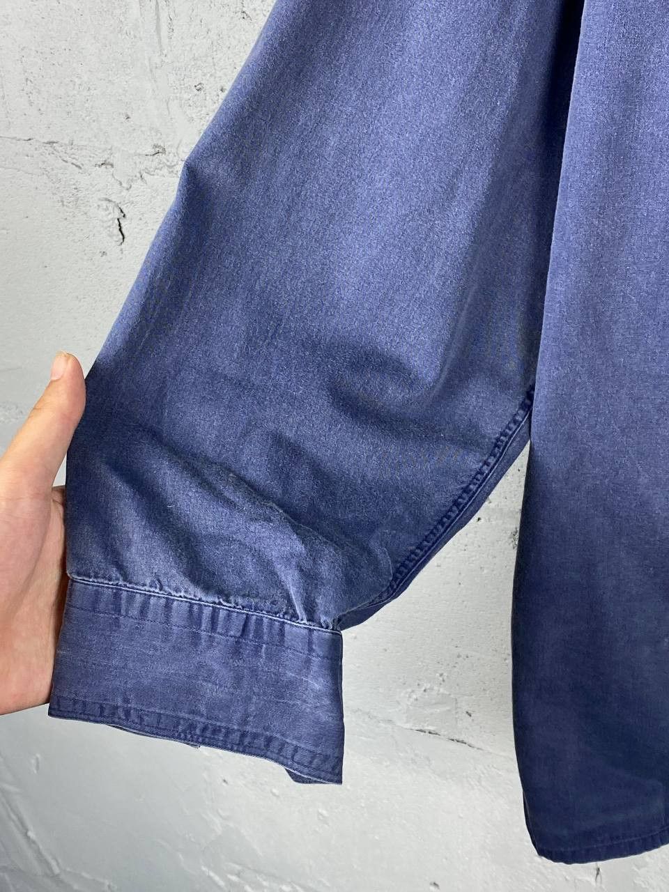 Versace × Vintage Vintage Versace Boxy fit denim pocket shirt Logo Jeans Size US L / EU 52-54 / 3 - 7 Thumbnail