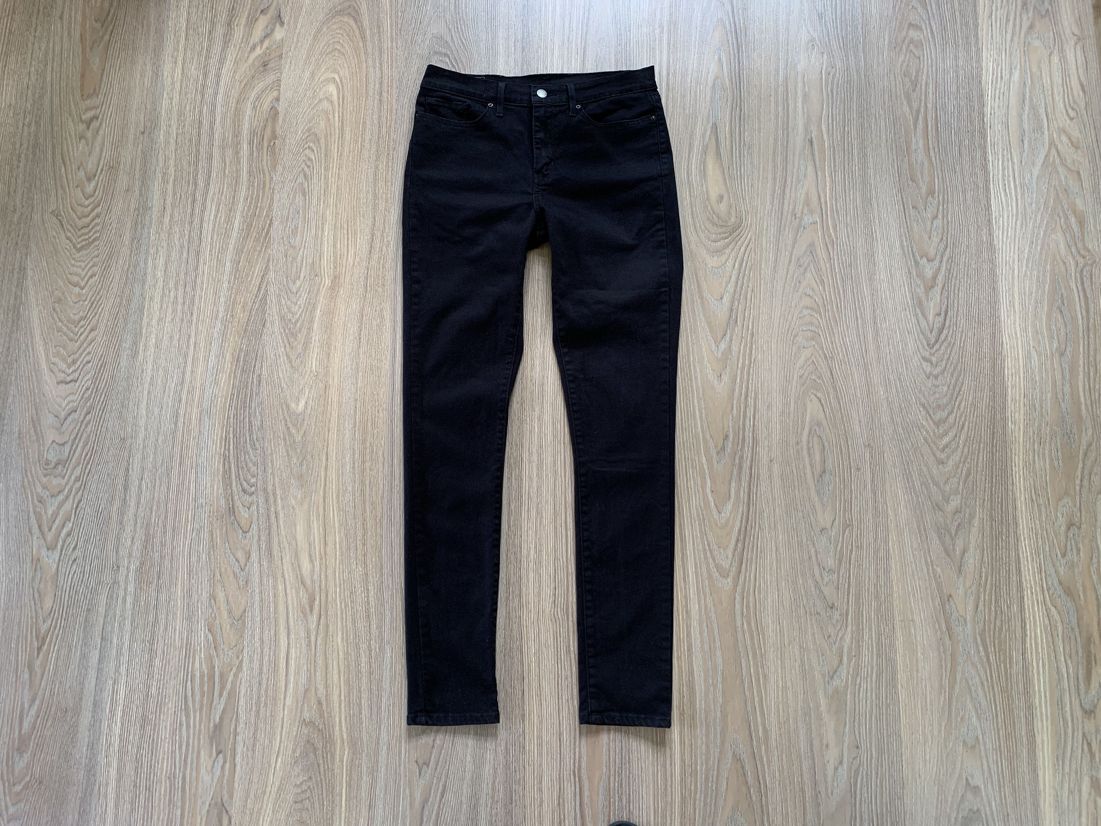 Levi's × Vintage Levis Black Slim Fit Stretch Jeans Size 29" - 1 Thumbnail