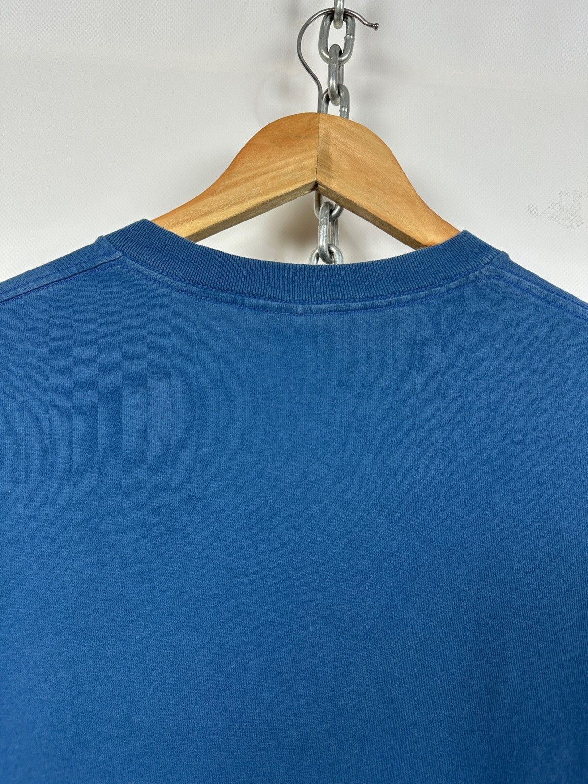 Stussy 00s Vintage Stussy Graphic Logo Single Stitch Blue T-Shirt Size US M / EU 48-50 / 2 - 19 Thumbnail