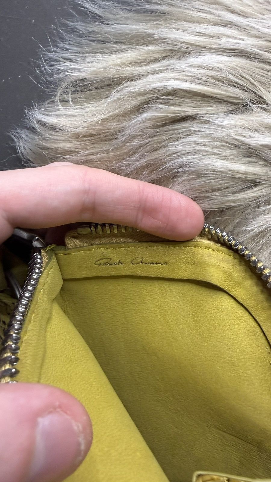 Rick Owens Rare Rick Owens S/S 2018 „Dirt” python neck wallet Size ONE SIZE - 8 Thumbnail