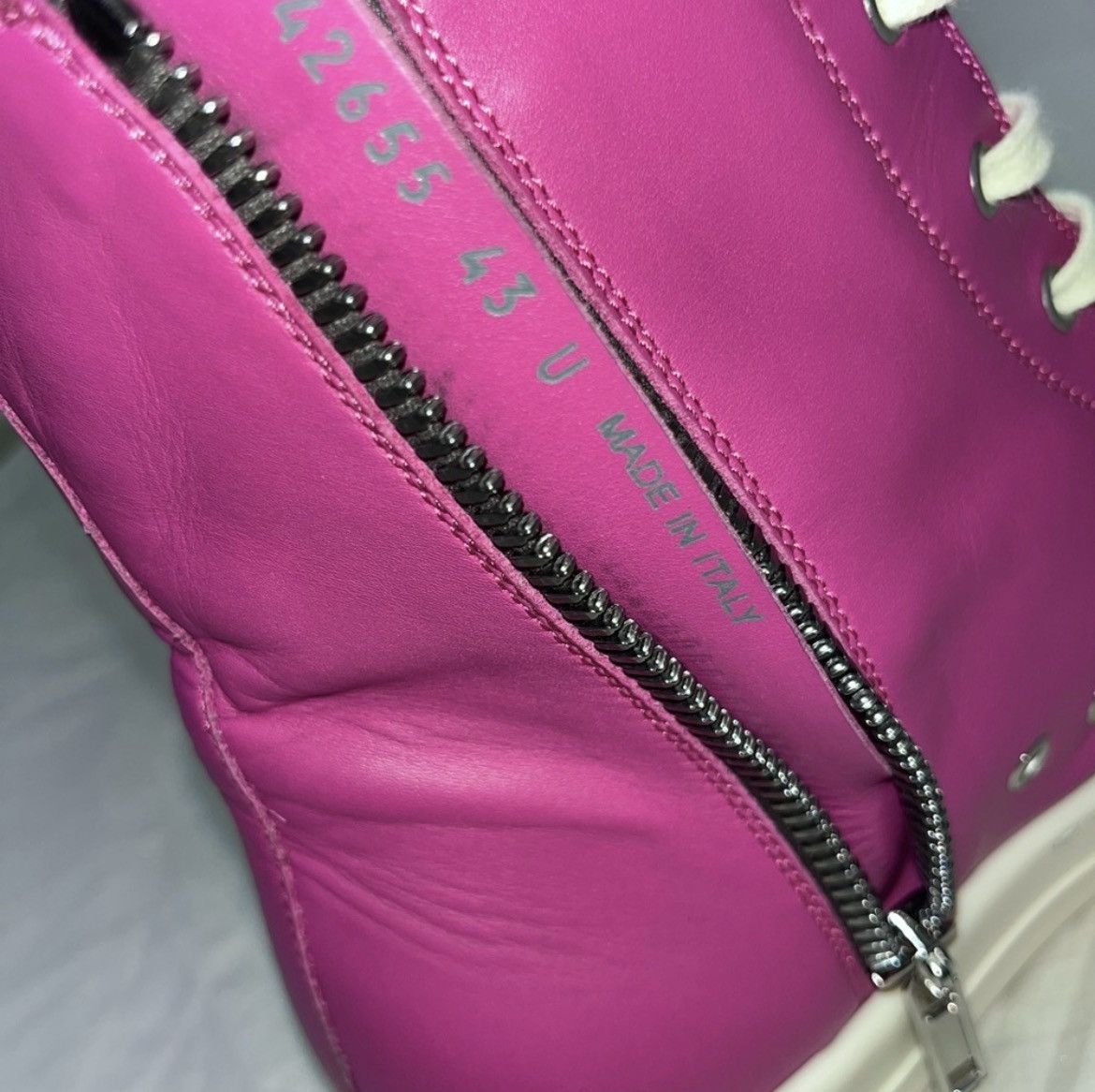 Rick Owens Rick Owens SS23 EDFU Ramones “Hot Pink” Size US 10 / EU 43 - 8 Thumbnail