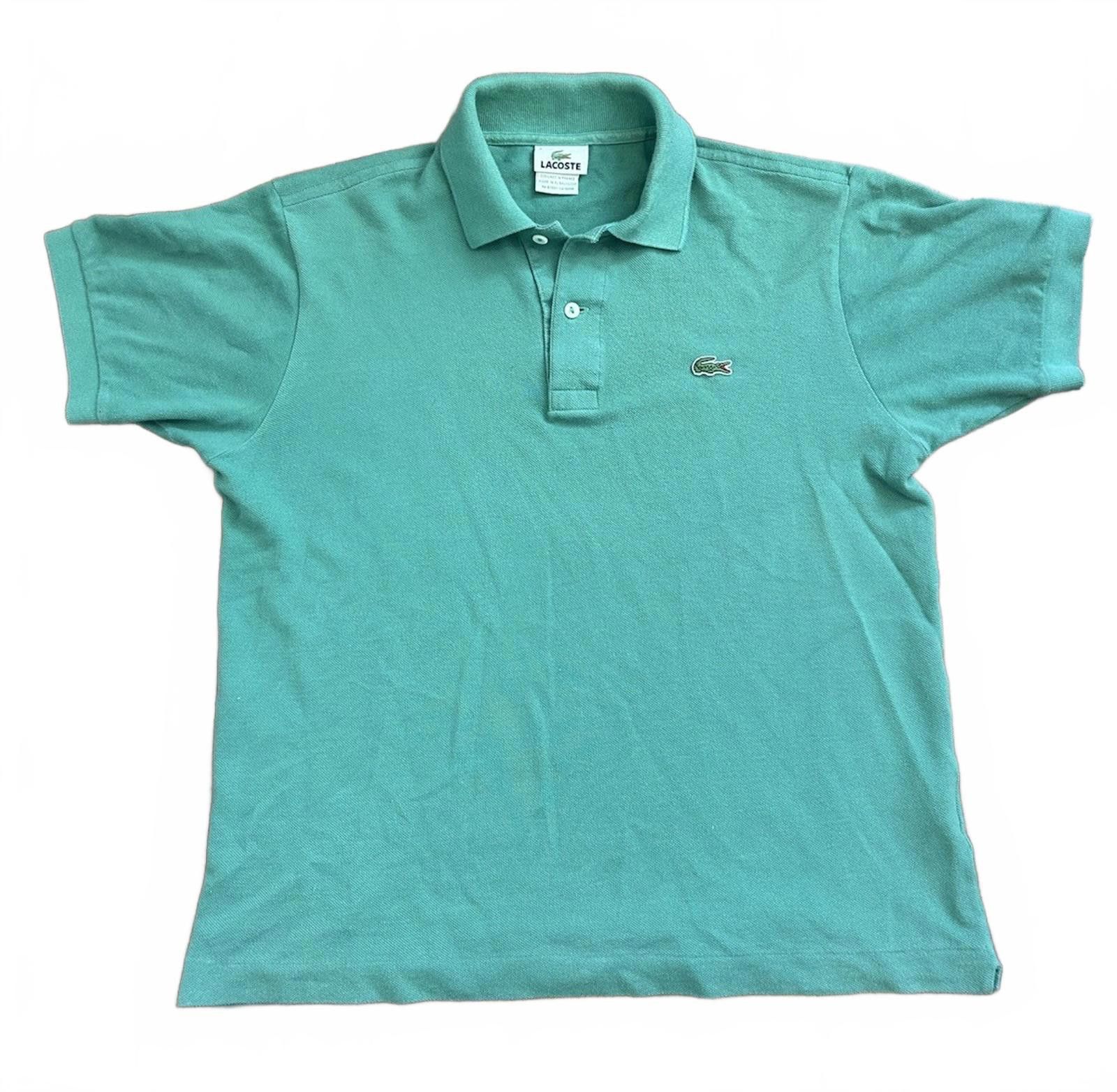 Lacoste Vintage Lacoste Alligator Green Polo Size 3 Medium 21x24 Size US M / EU 48-50 / 2 - 1 Thumbnail