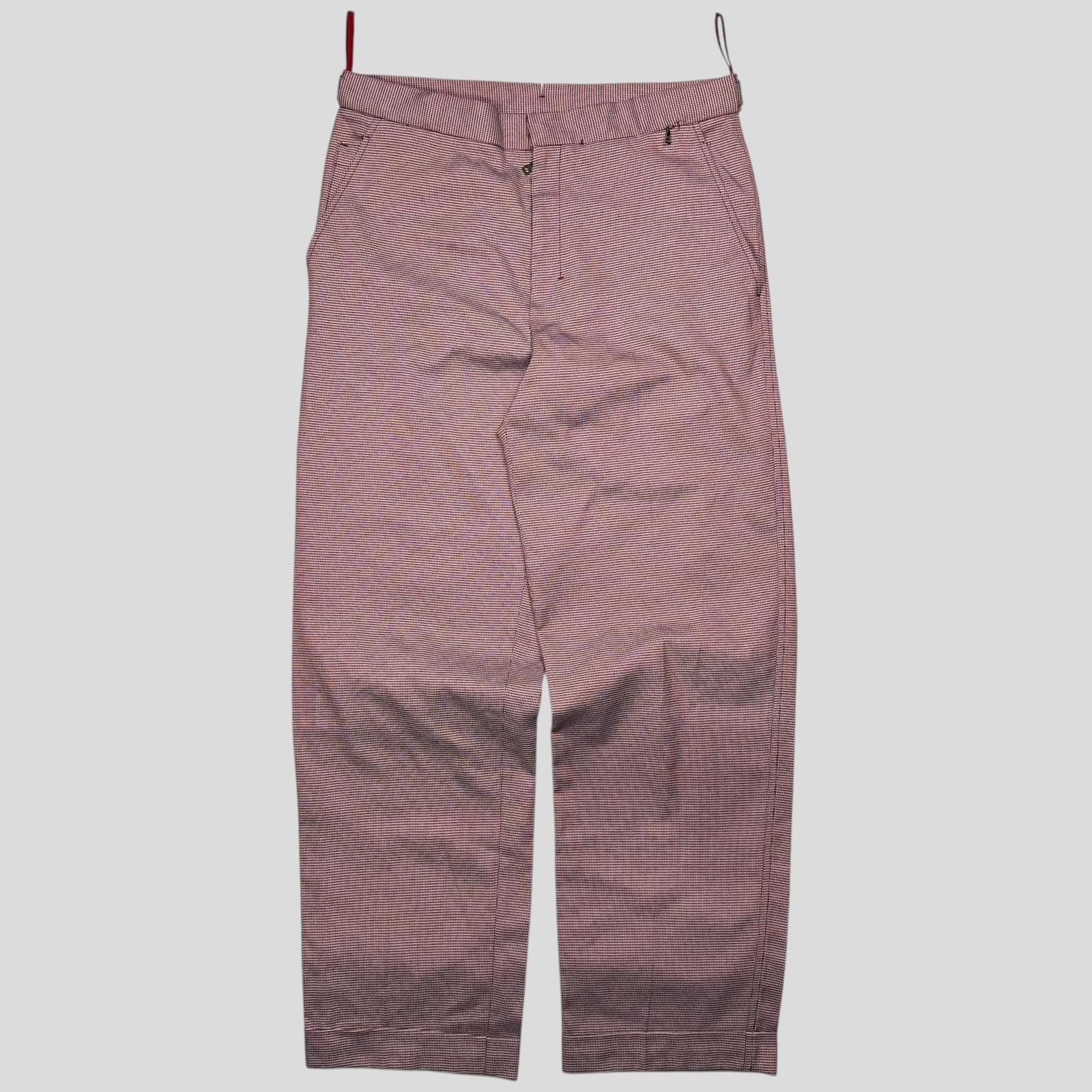 Prada Prada Sport 2001 SAMPLE Houndstooth Stash Pocket Trousers M Size US 32 / EU 48 - 2 Thumbnail