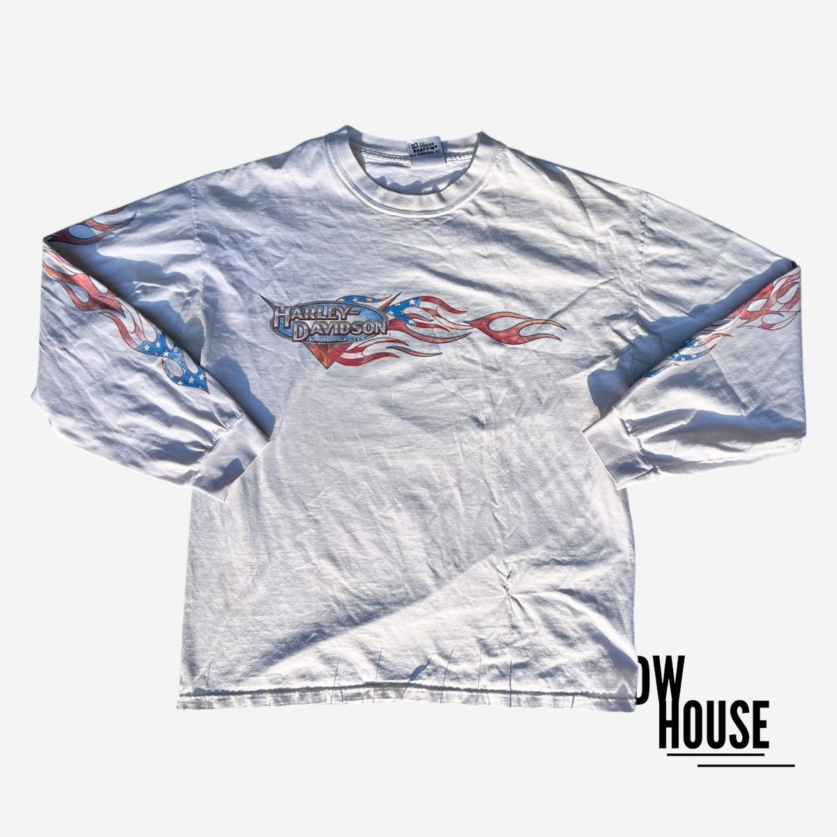 Harley Davidson Harley Davidson Vintage Aldo’s L/S Tee in White Size US L / EU 52-54 / 3 - 1 Thumbnail