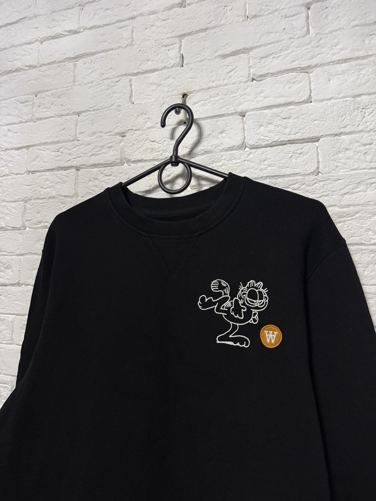 Wood Wood Rare Wood Wood x Garfield Sweatshirt Nickelodeon 2021 Sz M Size US M / EU 48-50 / 2 - 2 Thumbnail